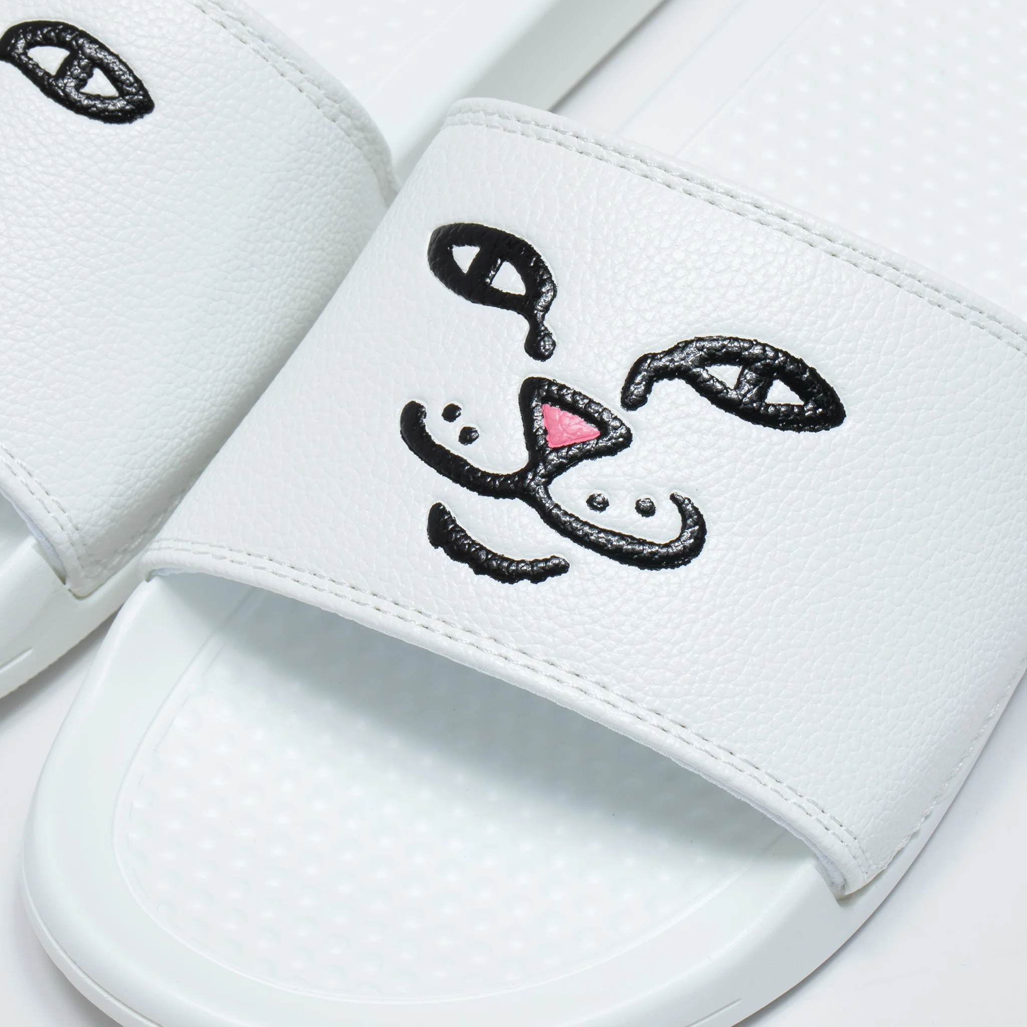 Lord Nermal Face Slides (White) - Image 3