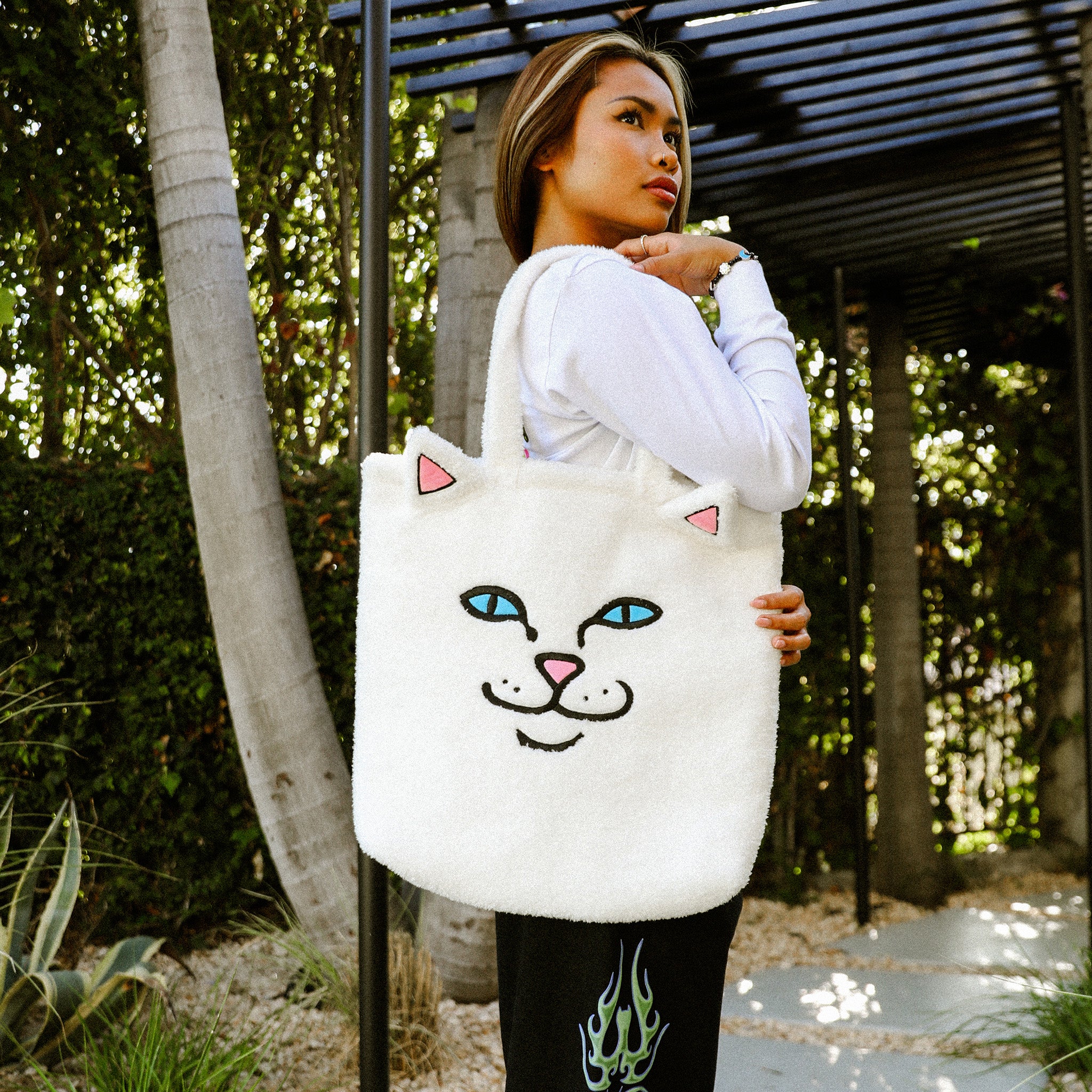 Lord Nermal Fluffy Tote (White) - Image 3