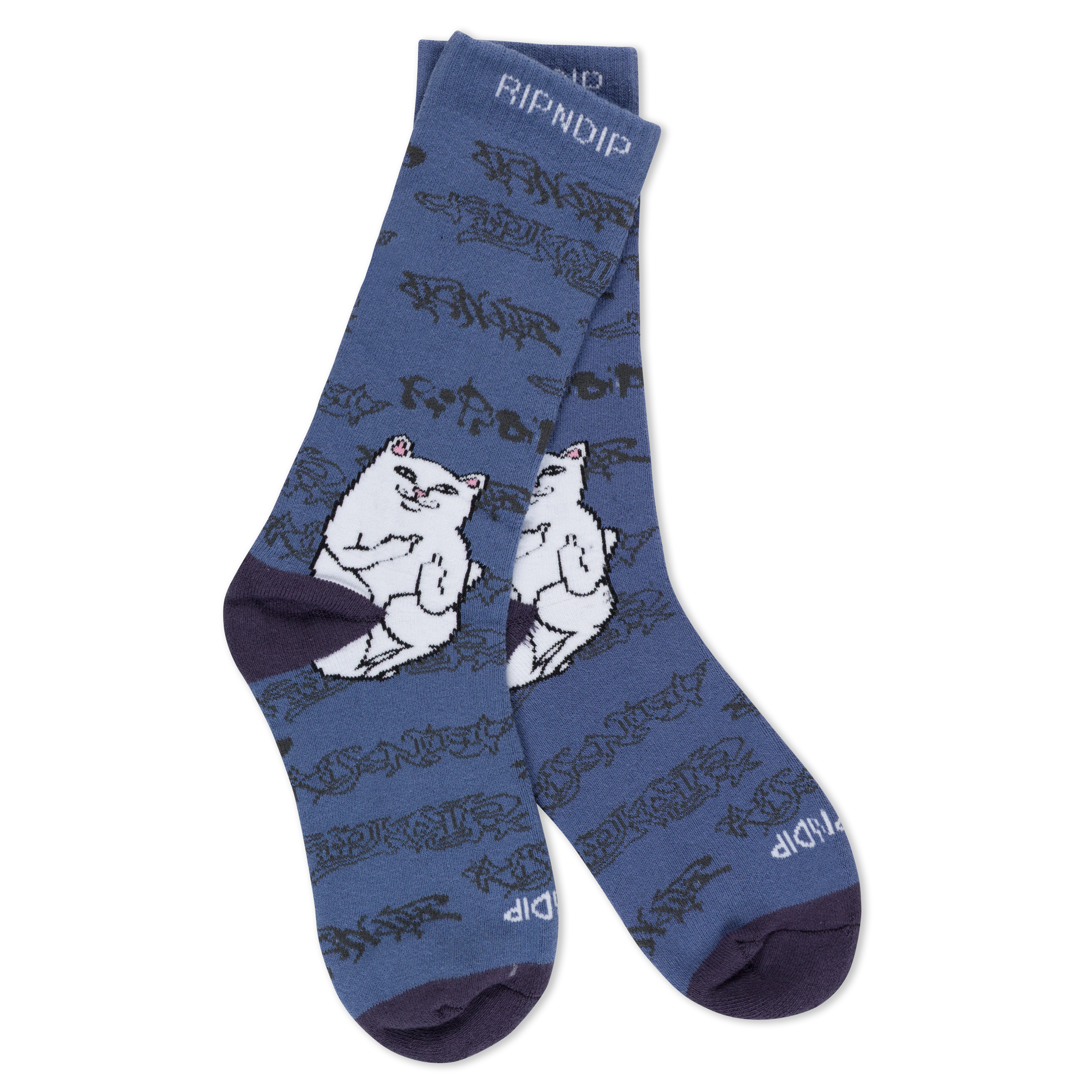 Lord Nermal Ghost Socks (Slate) - Image 2