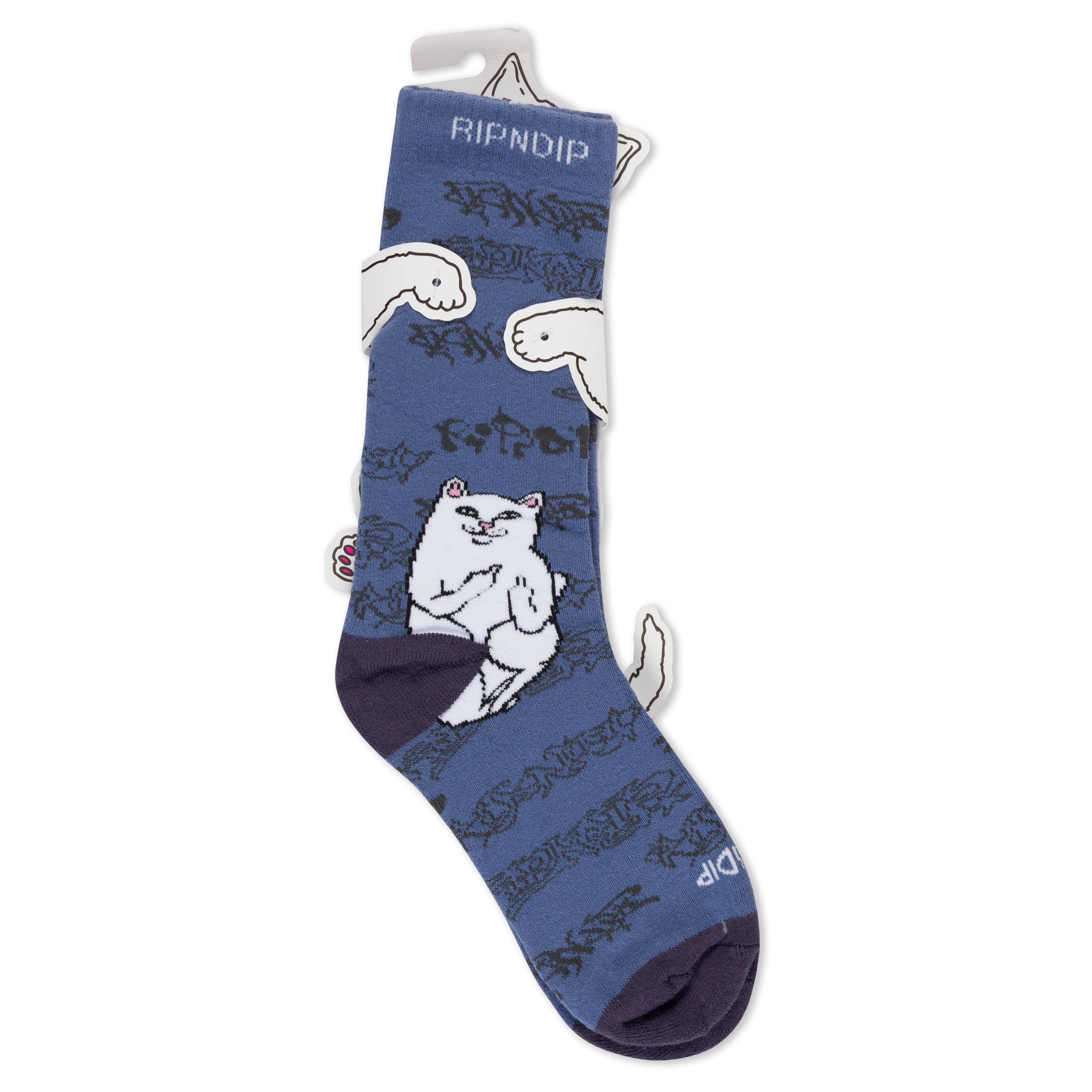 Lord Nermal Ghost Socks (Slate) - Image 3