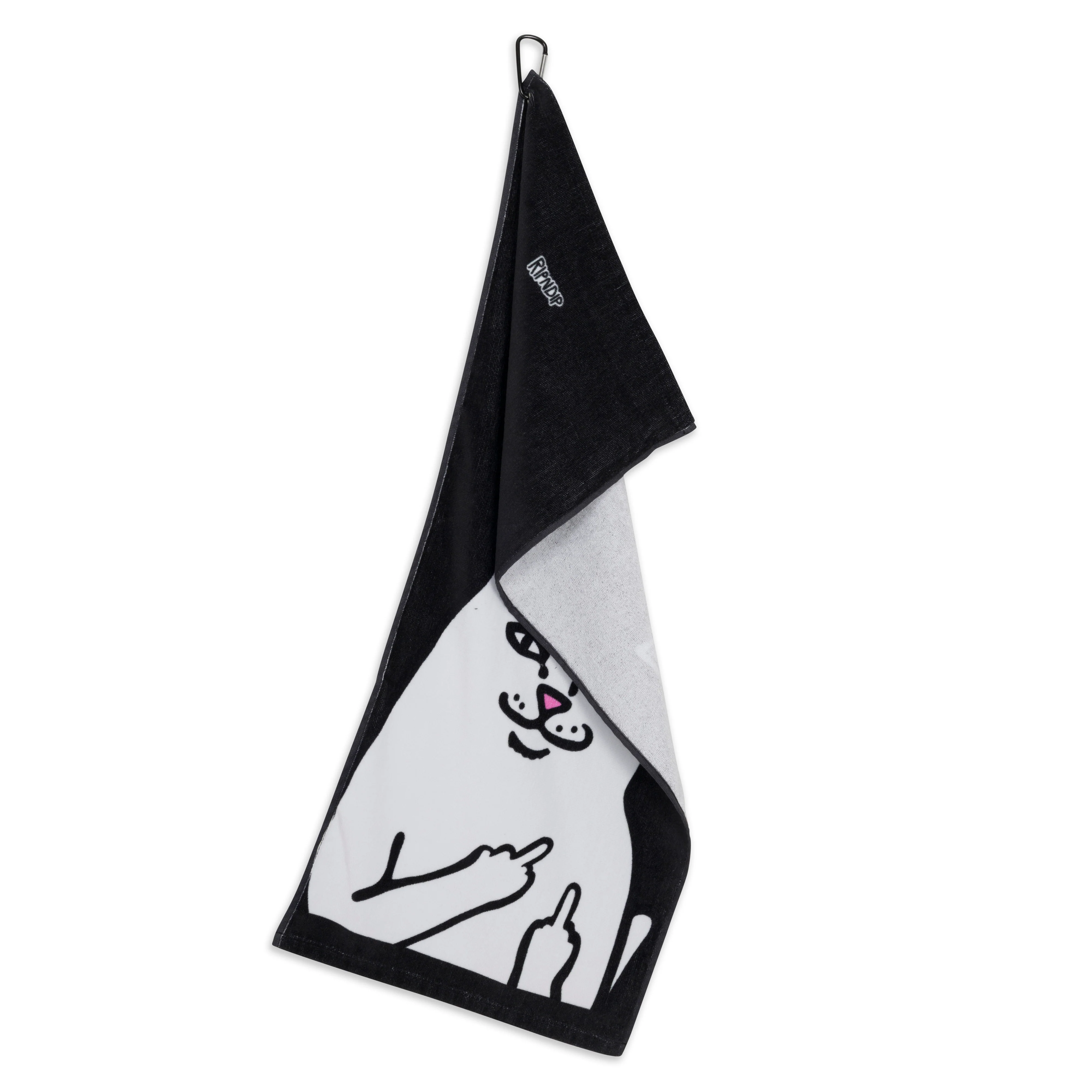 Lord Nermal Golf Towel (Black) - Image 2