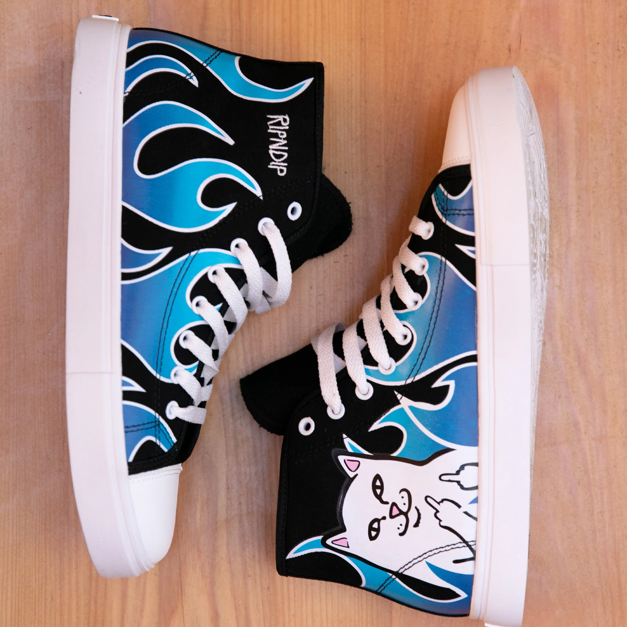 Lord Nermal Hades High Top Shoes (Blue/Black) - Image 2
