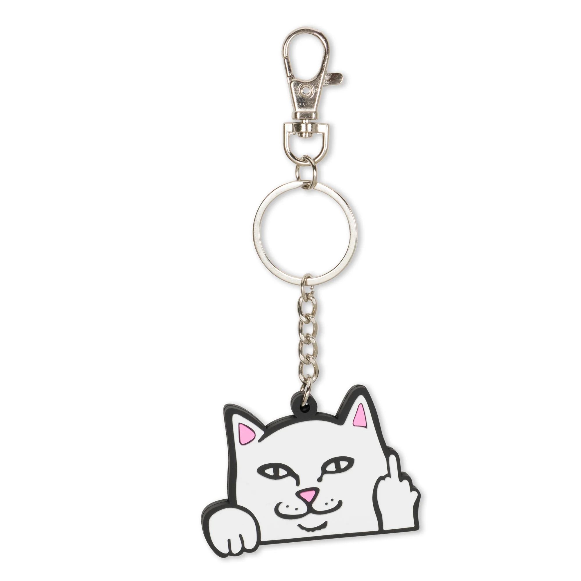 Lord Nermal Rubber Key Chain (White) - Image 2