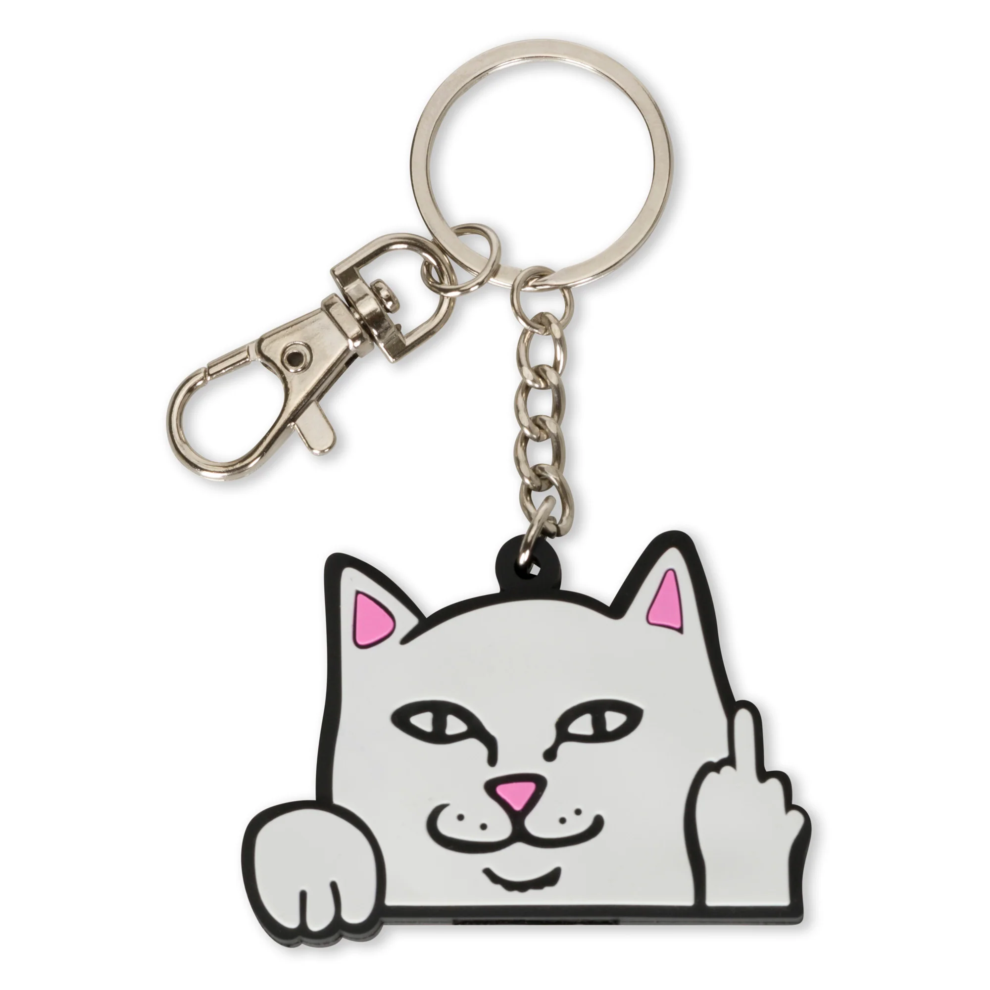 Lord Nermal Rubber Key Chain (White) - Image 3