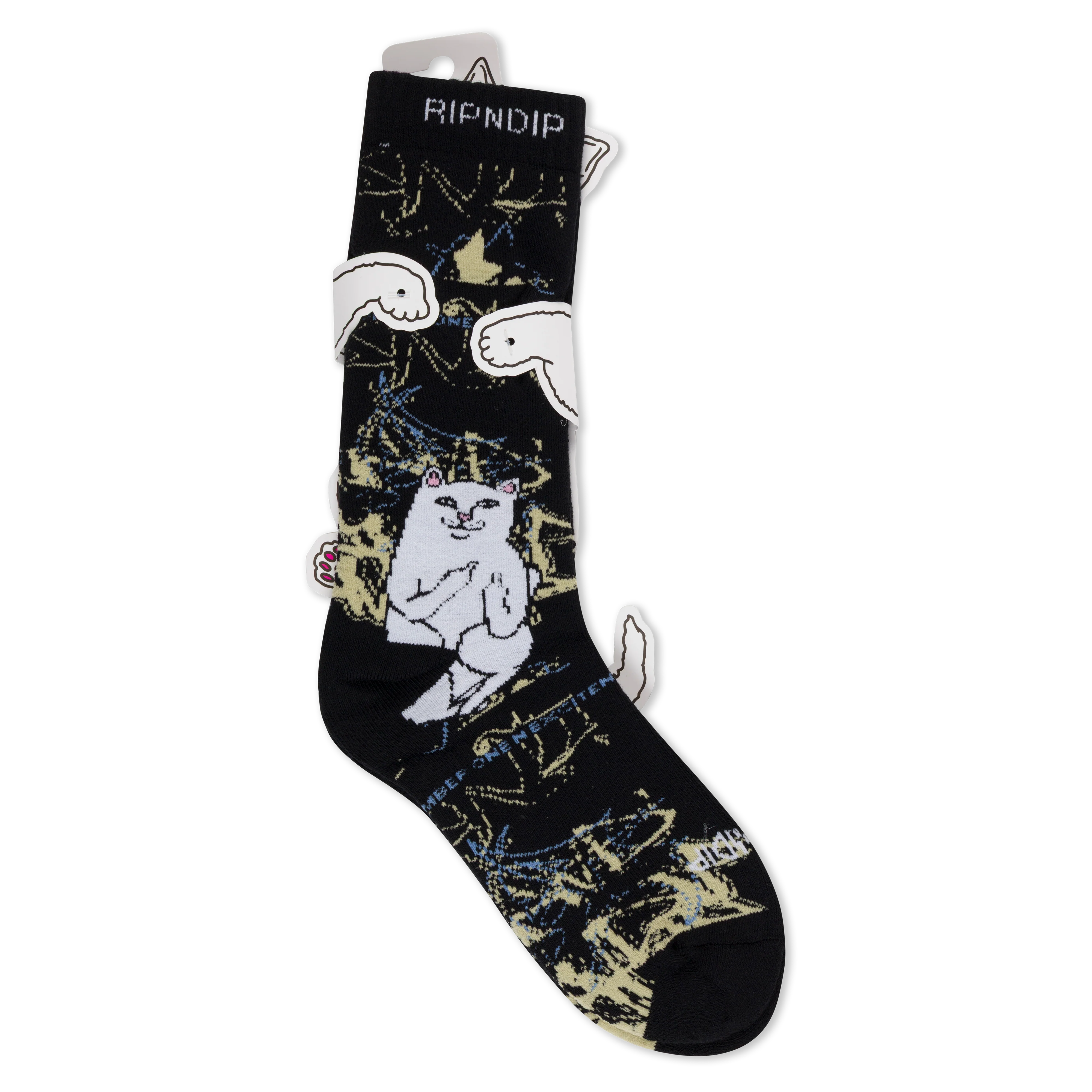 Lord Nermal Madness Socks (Black) - Image 4