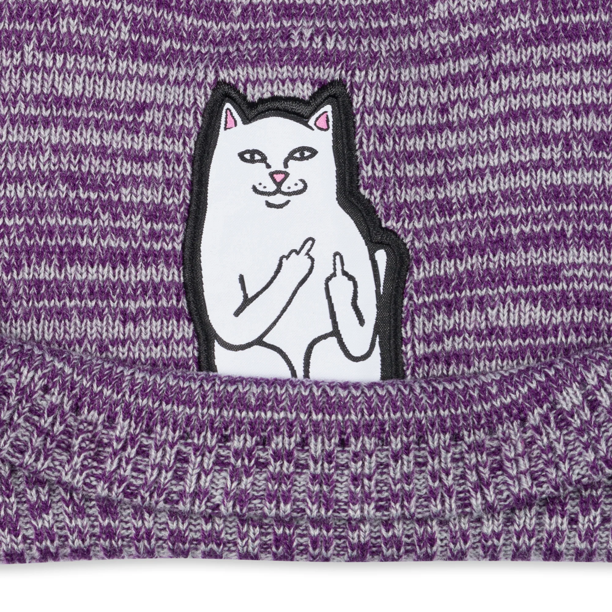 Lord Nermal Marled Beanie (Dark Purple) - Image 2