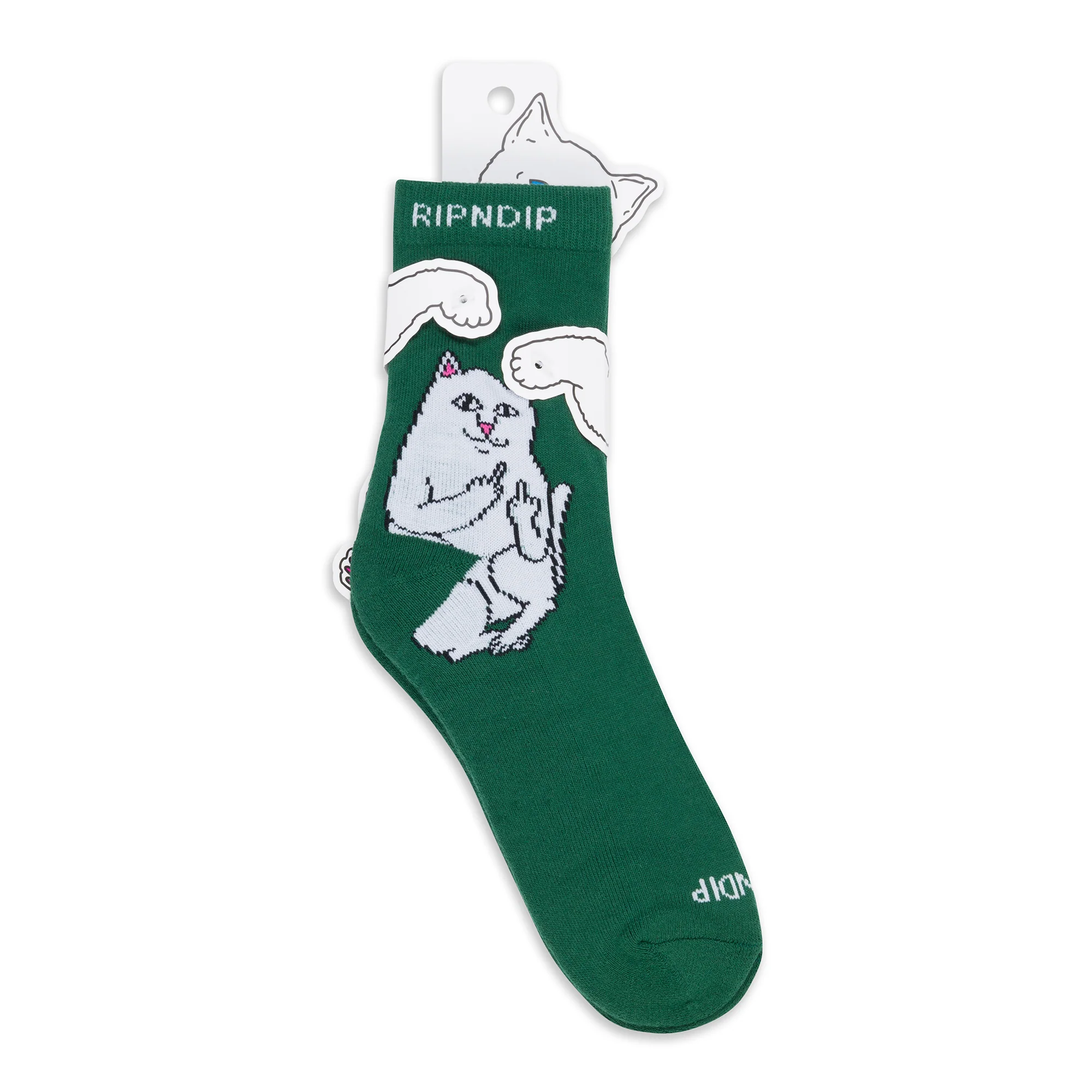 Lord Nermal Mid Socks (Olive) - Image 3