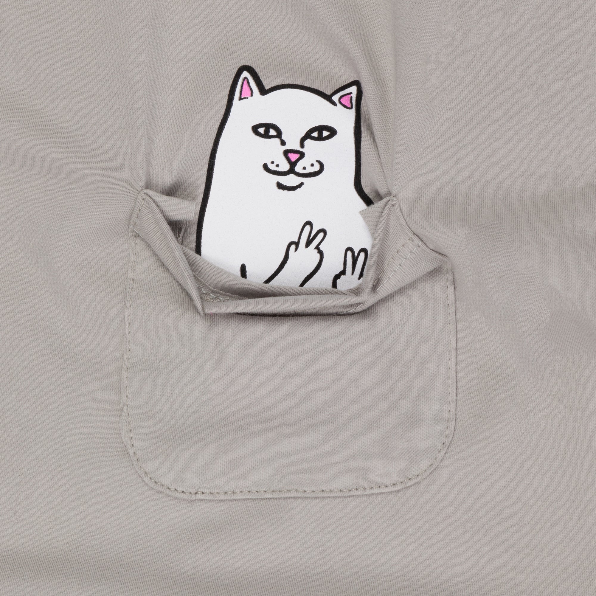 Lord Nermal Peace Pocket Tee (Grey) - Image 2