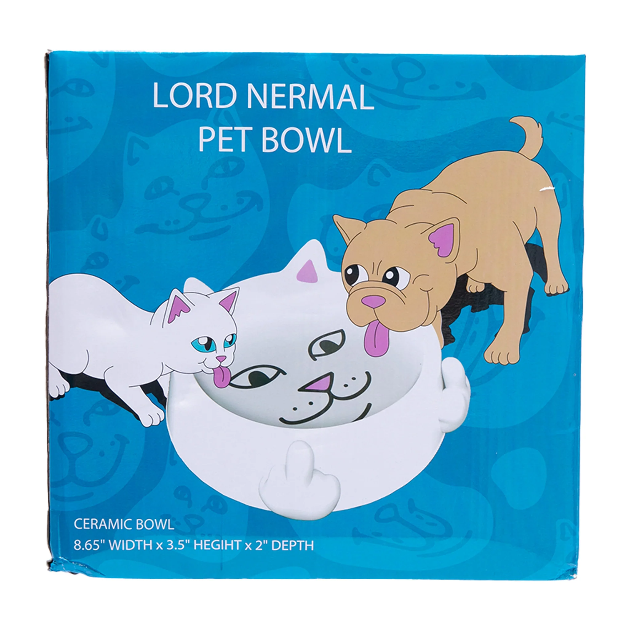 Lord Nermal Pet Bowl (White) - Image 3