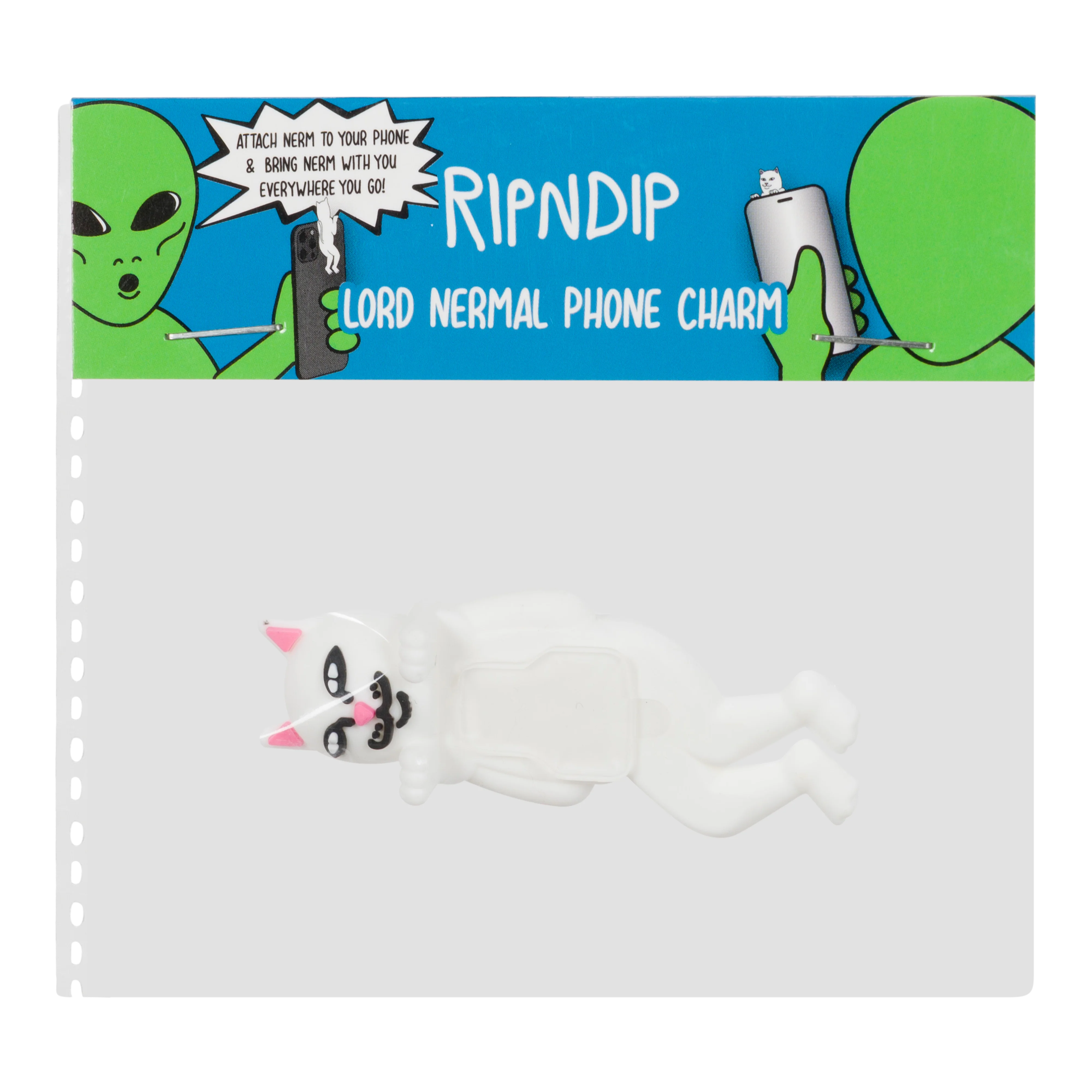 Lord Nermal Phone Charm (White)