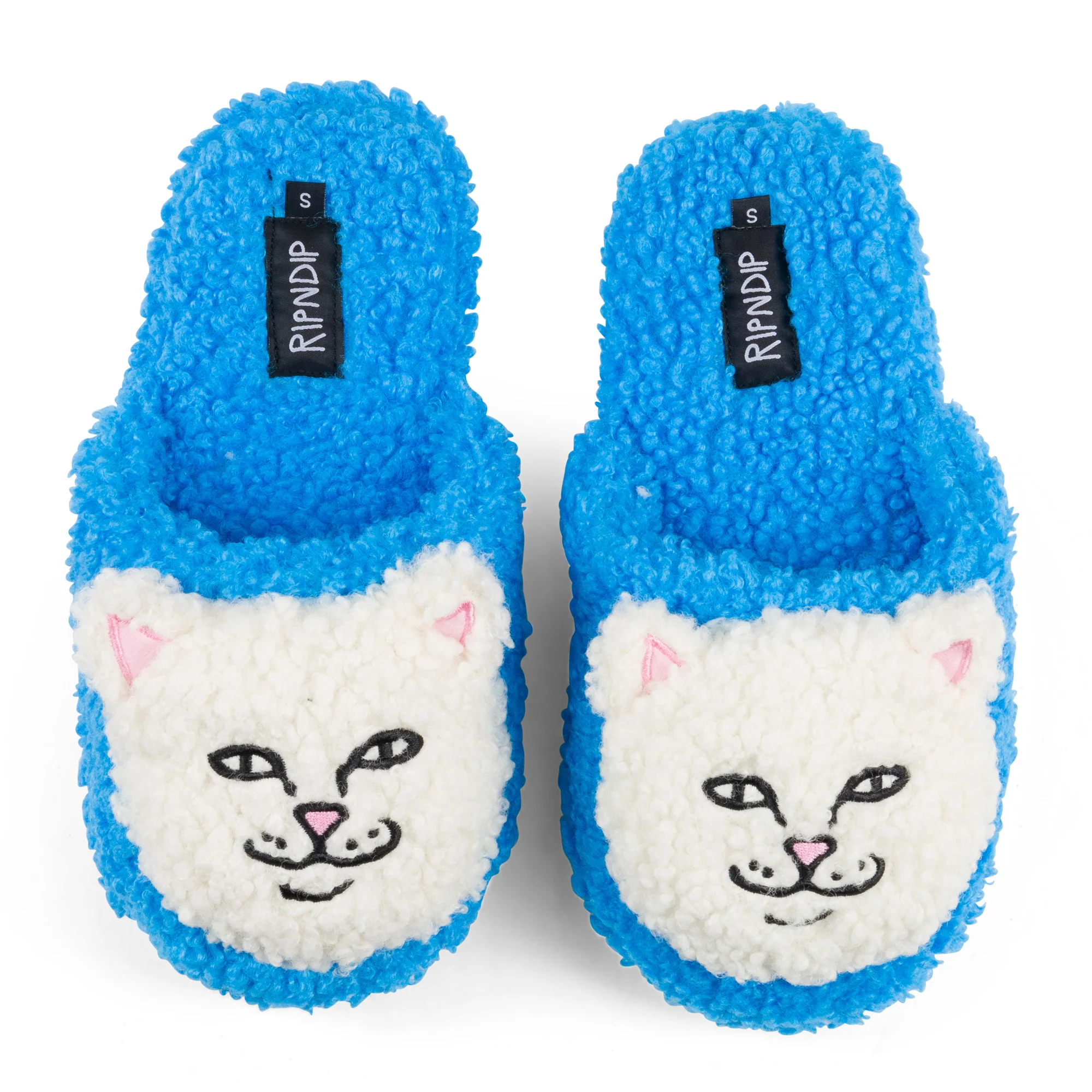 Lord Nermal Plush Face House Slippers (Blue) - Image 3