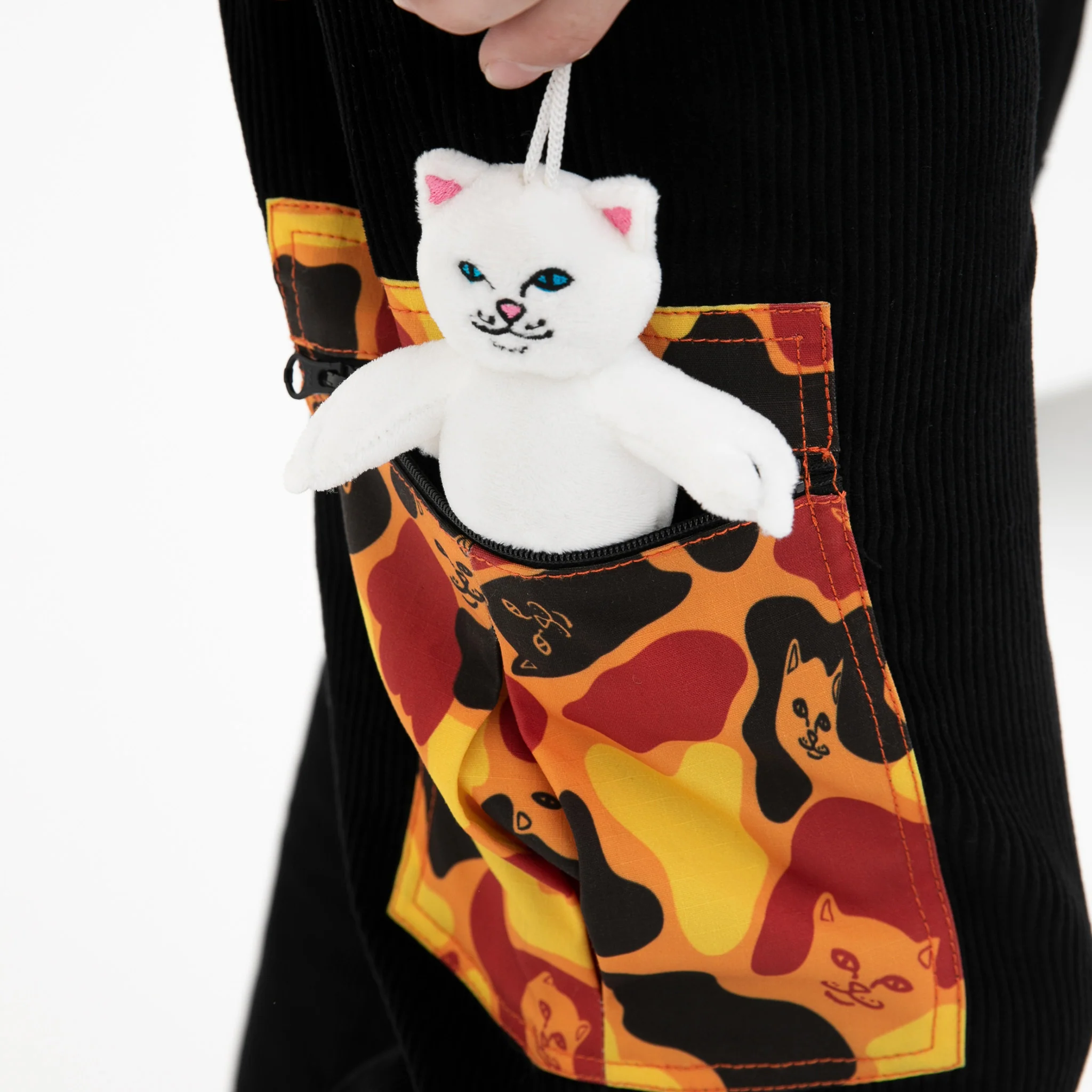 Lord Nermal Plush Keychain (White) - Image 3