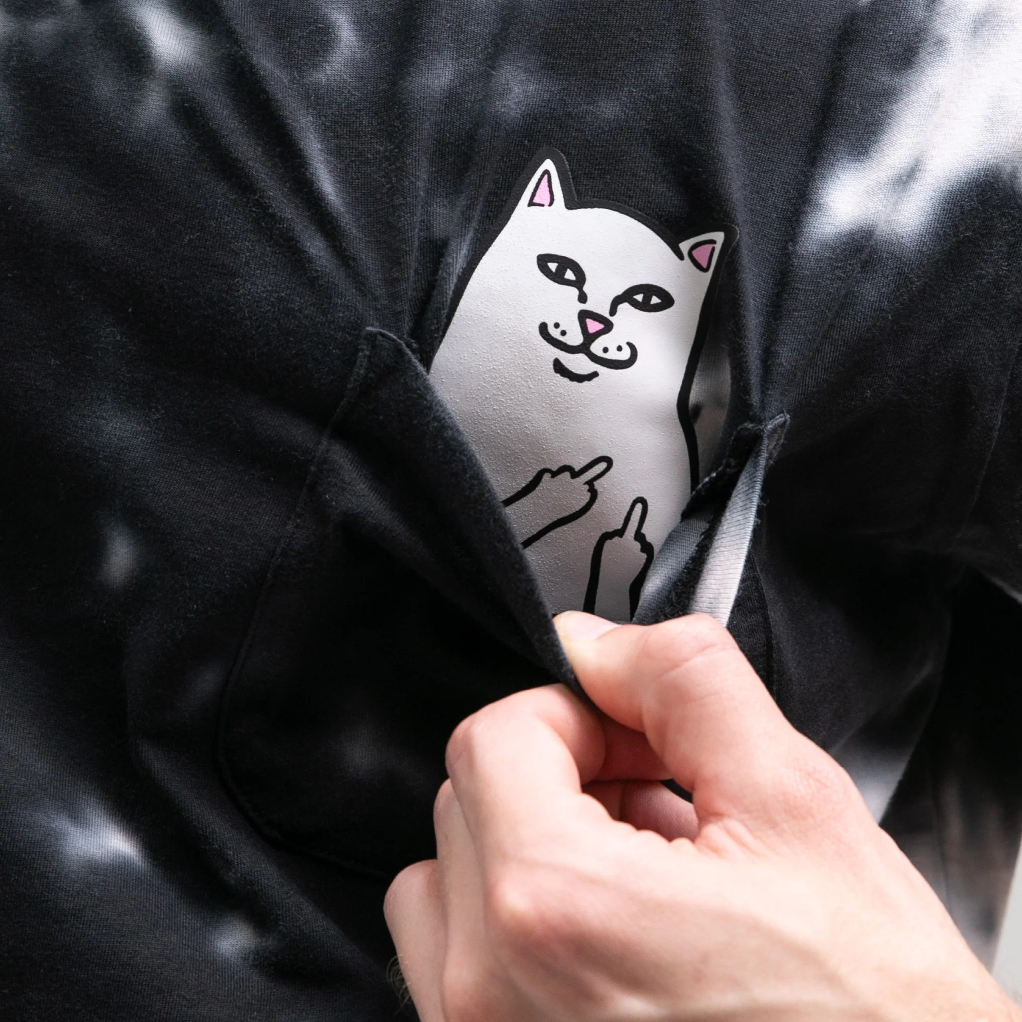 Lord Nermal Pocket Tee (Black Lightning Wash) - Image 2