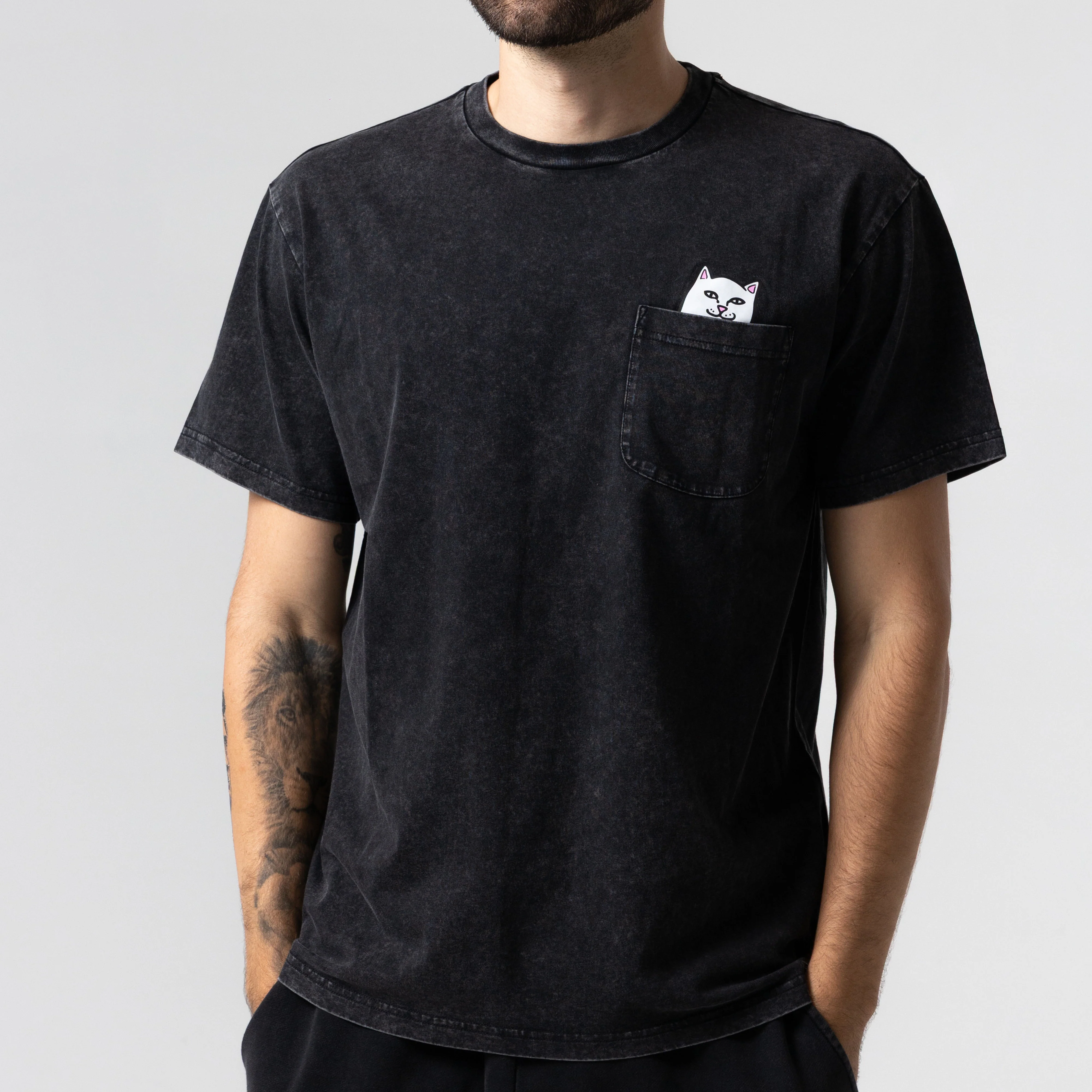Lord Nermal Pocket Tee (Black Vintage Wash) - Image 3