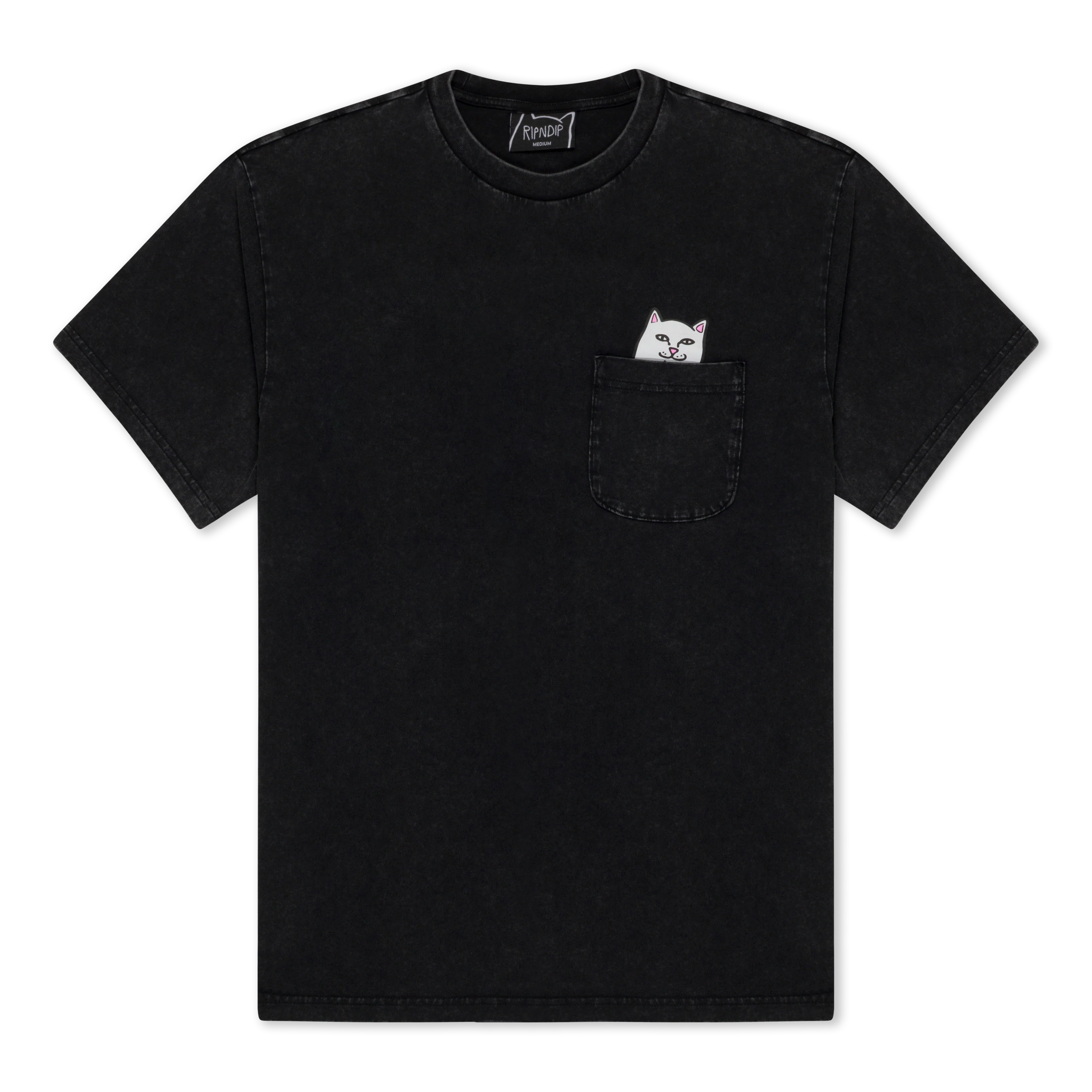 Lord Nermal Pocket Tee (Black Vintage Wash) - Image 4