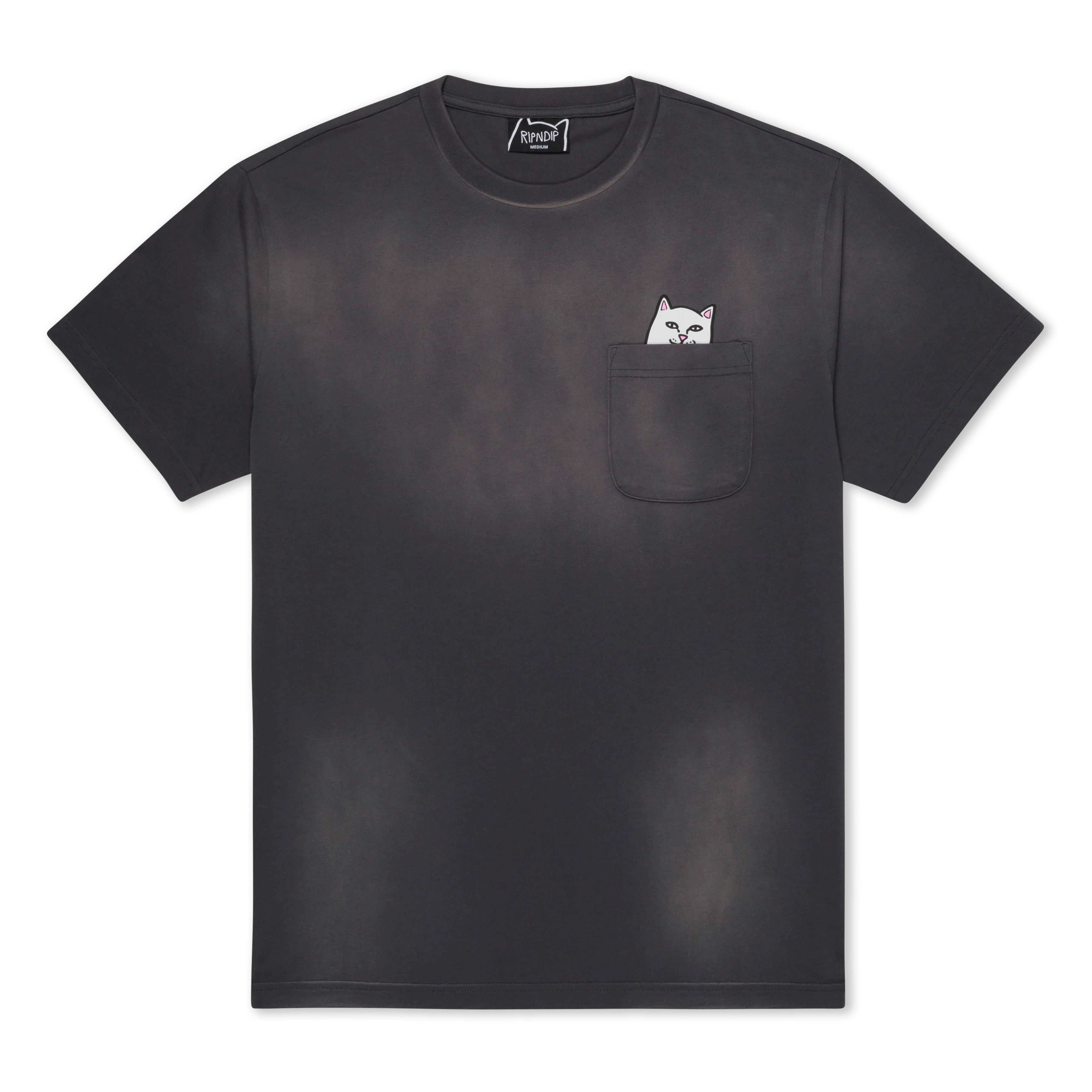 Lord Nermal Pocket Tee (Charcoal Vintage Wash) - Image 3