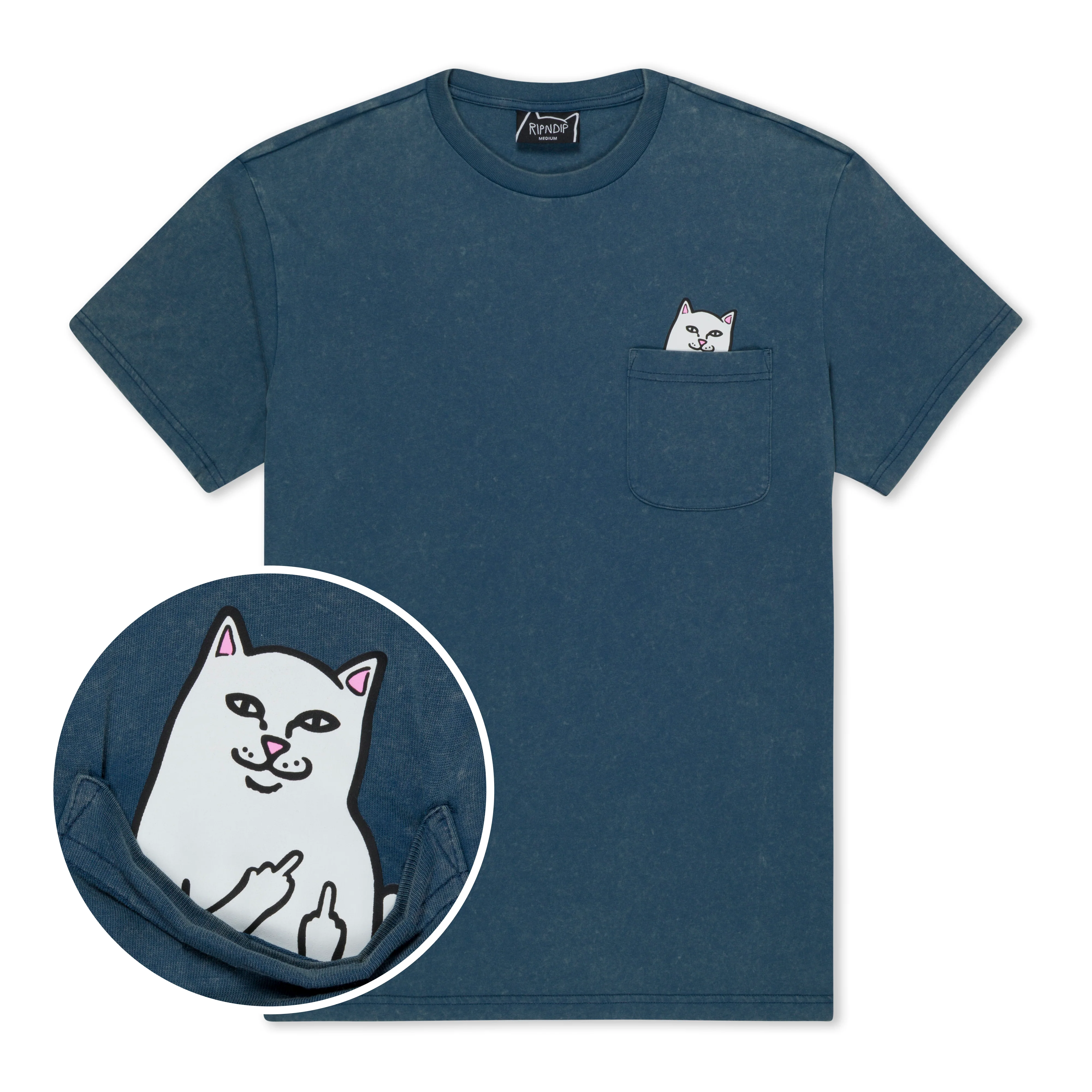 Lord Nermal Pocket Tee (Dark Slate Vintage Wash)
