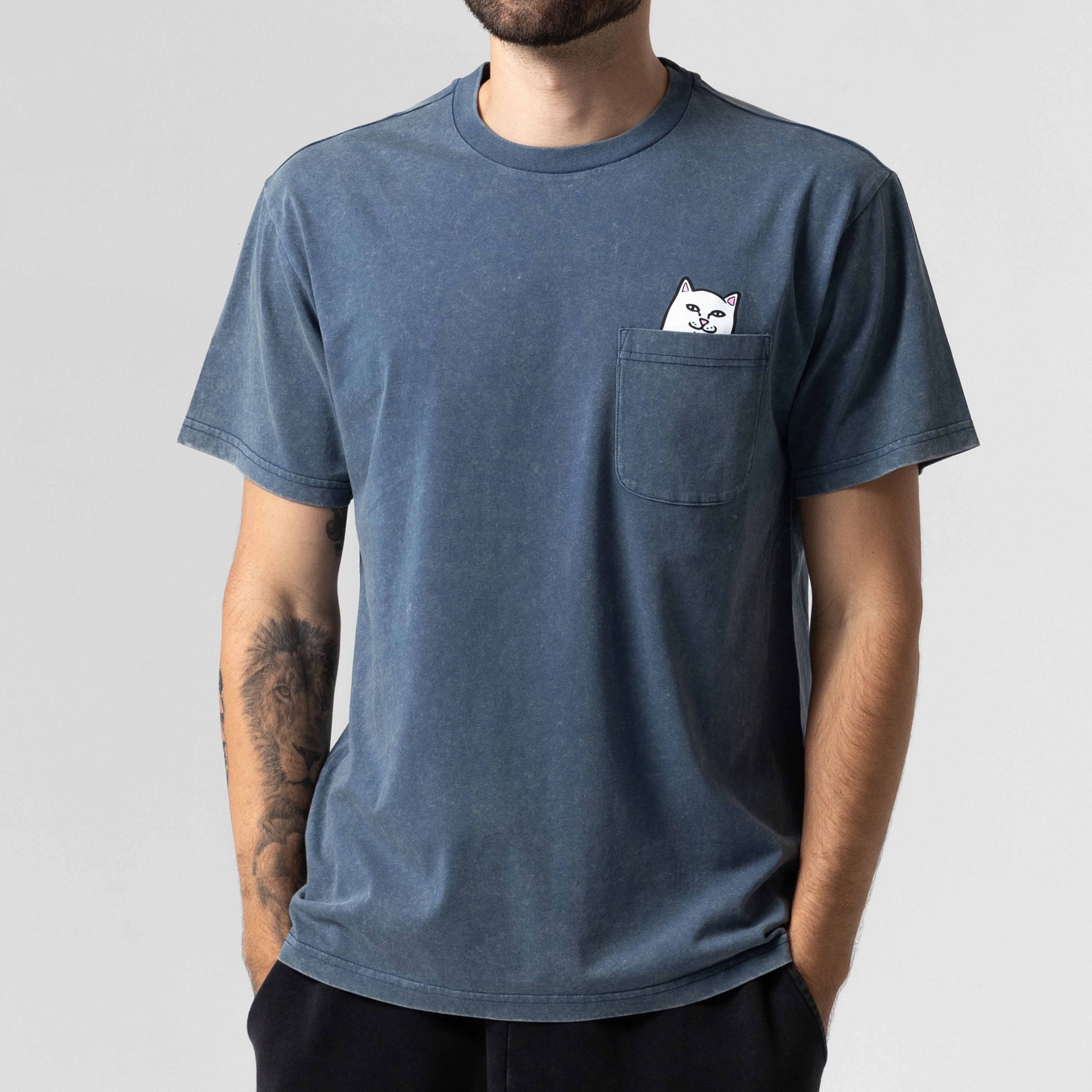 Lord Nermal Pocket Tee (Dark Slate Vintage Wash) - Image 2