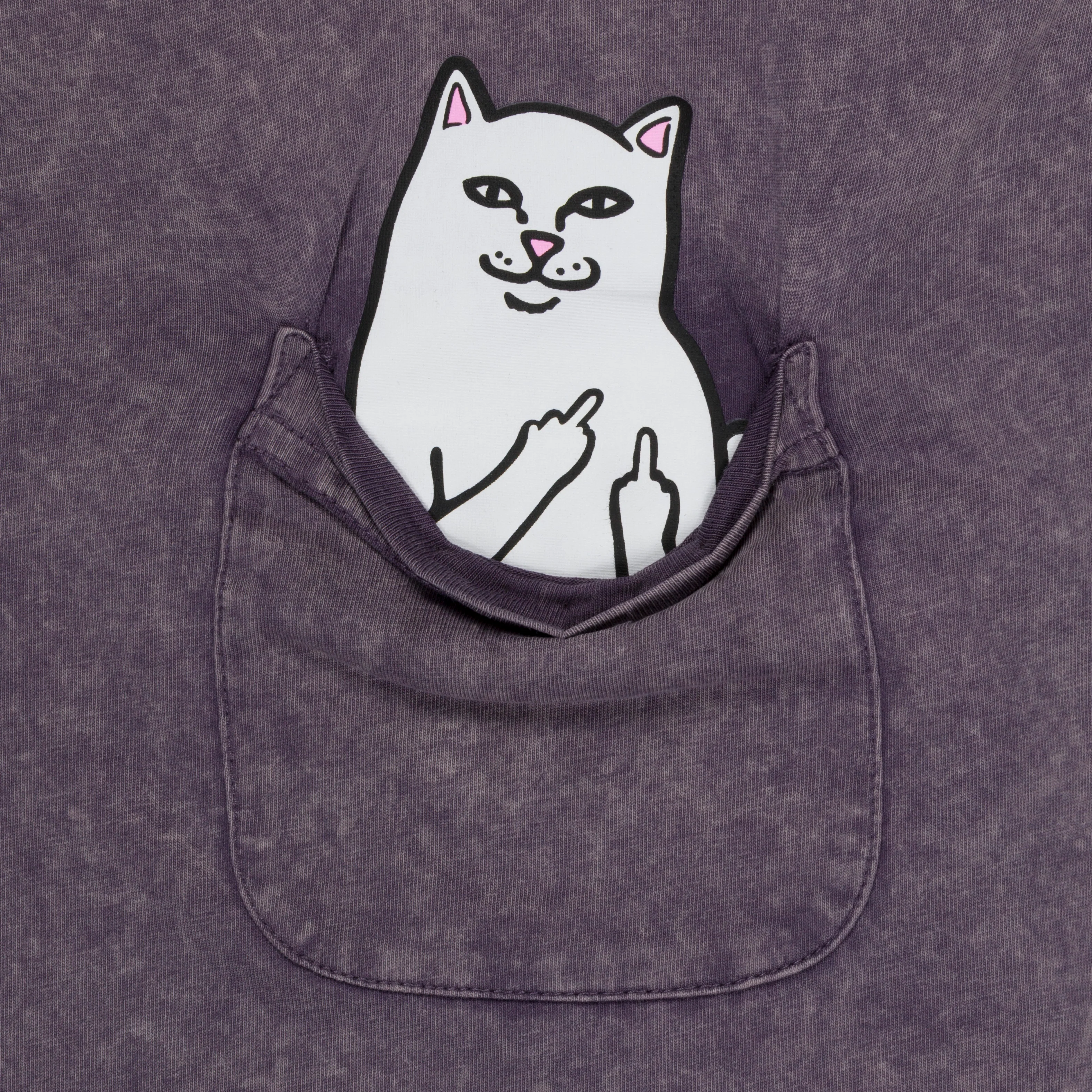 Lord Nermal Pocket Tee (Grape Vintage Wash) - Image 5