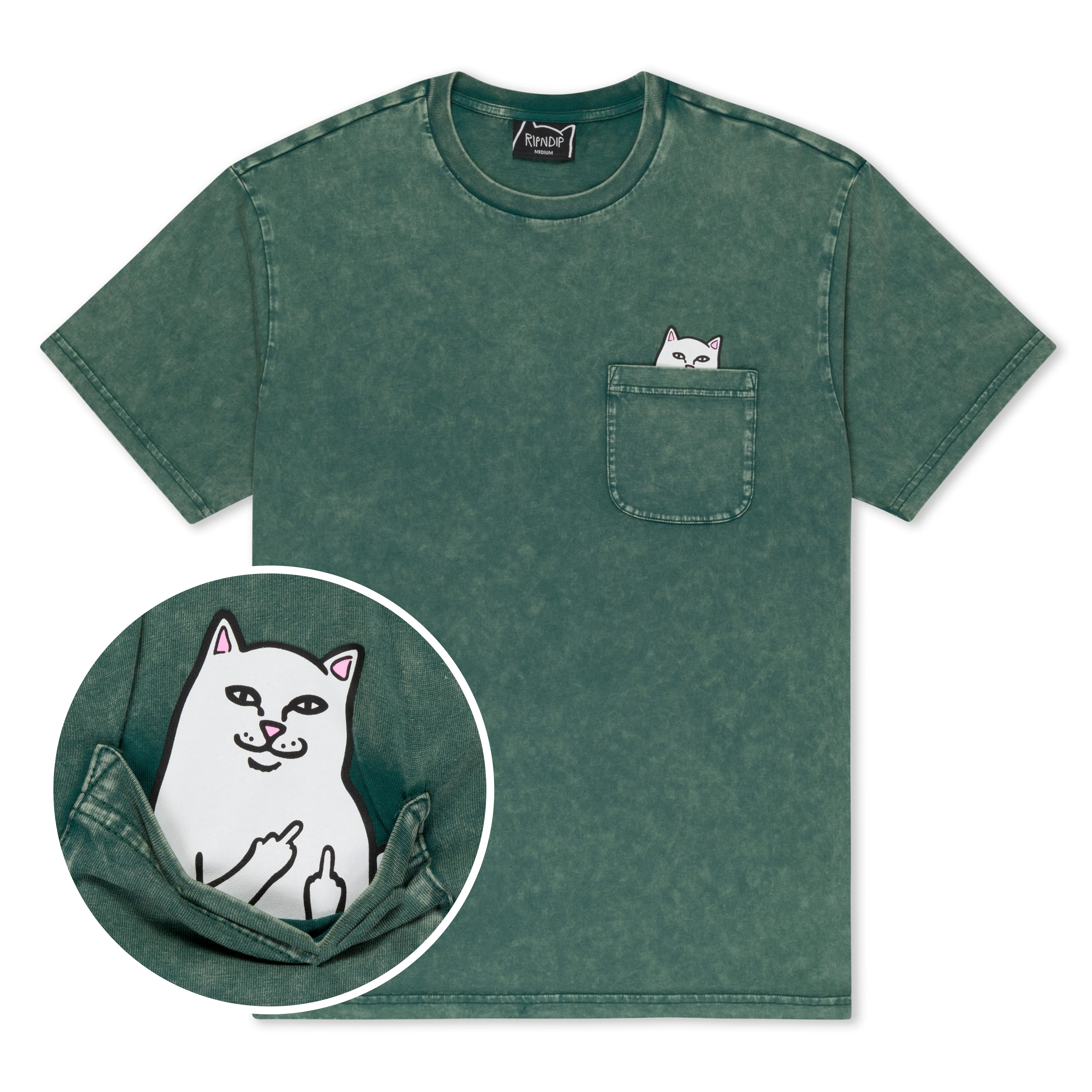 Lord Nermal Pocket Tee (Hunter Mineral Wash)
