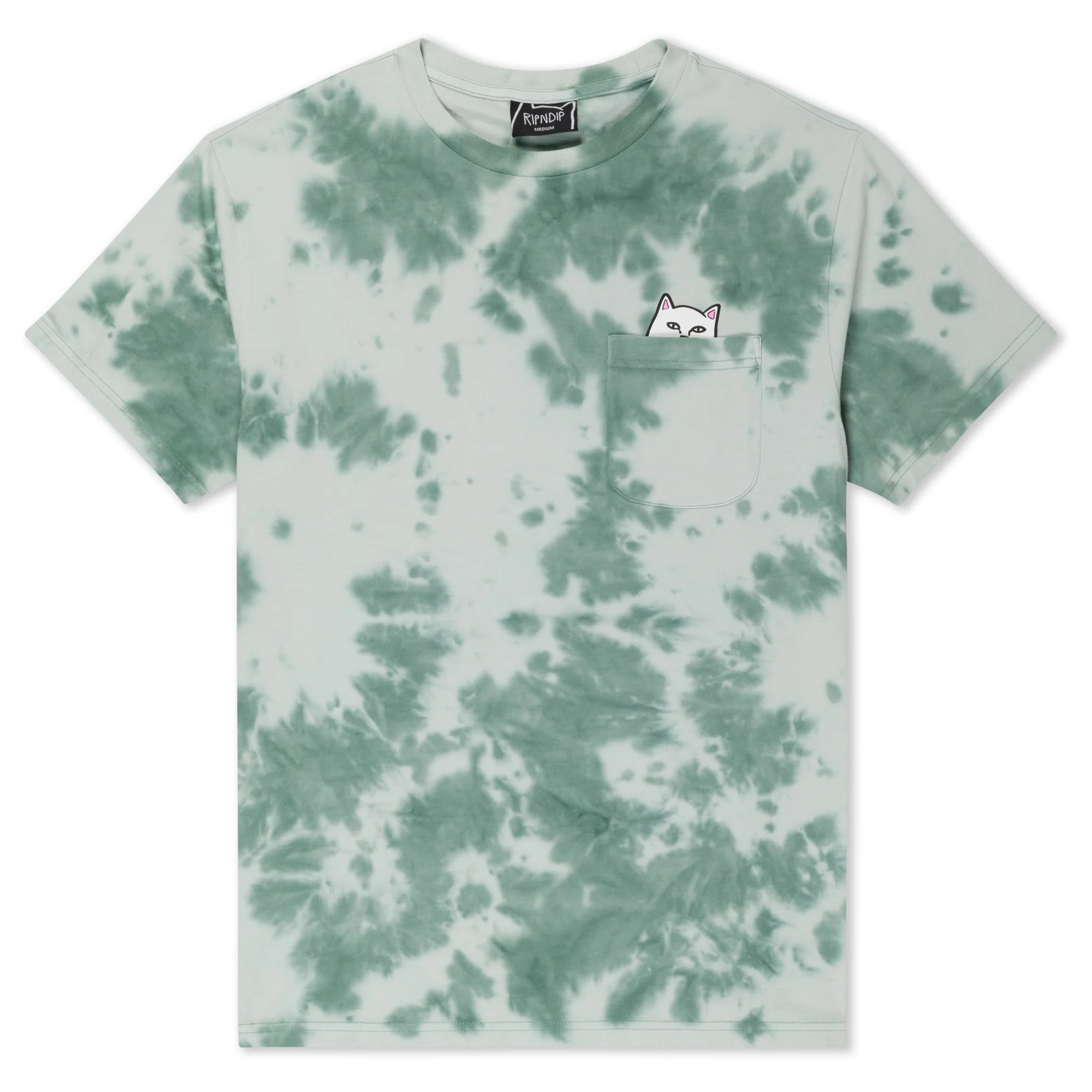 Lord Nermal Pocket Tee (Olive Green Tie Dye) - Image 3