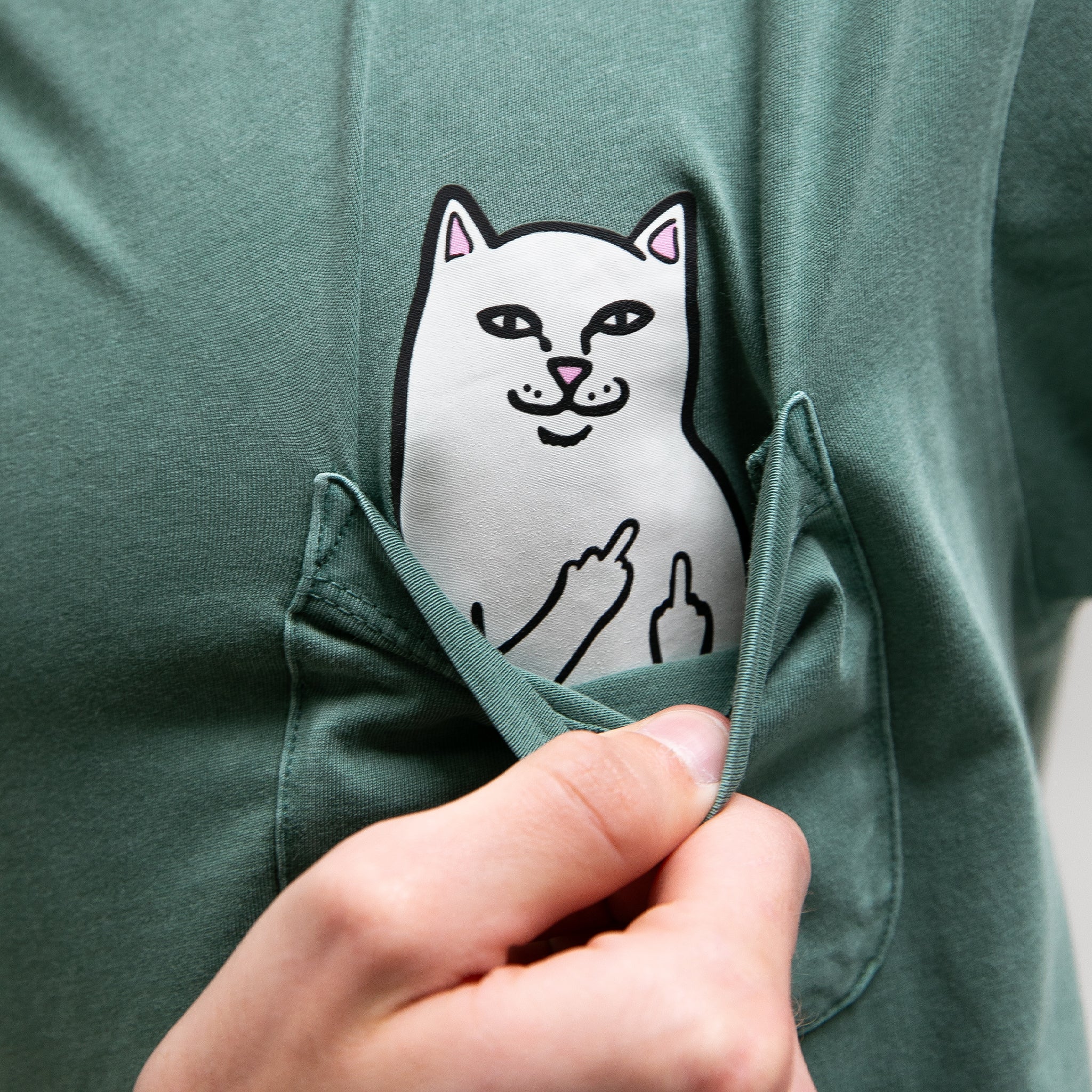 Lord Nermal Pocket Tee (Olive Mineral) - Image 2