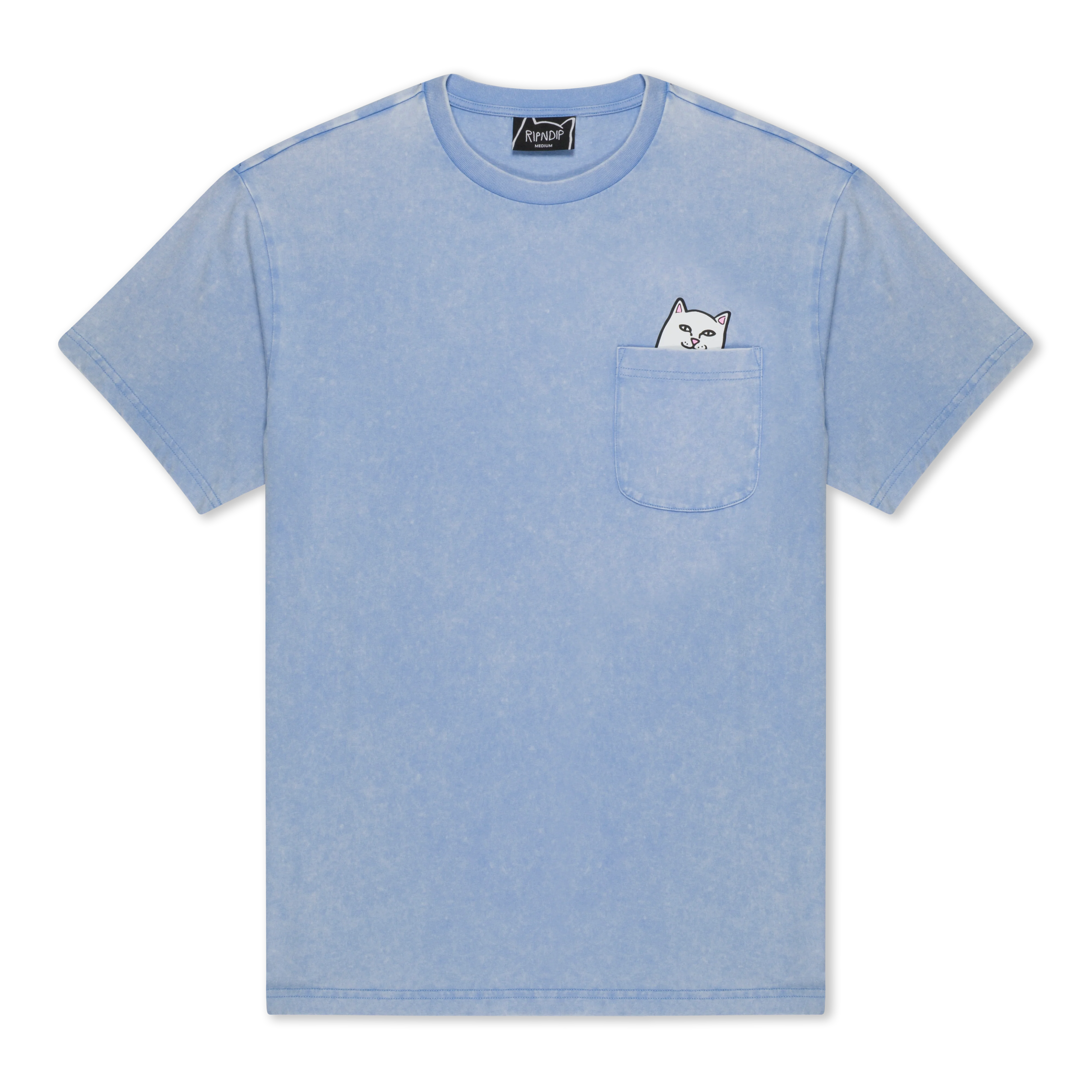 Lord Nermal Pocket Tee (Power Blue Vintage Wash) - Image 4