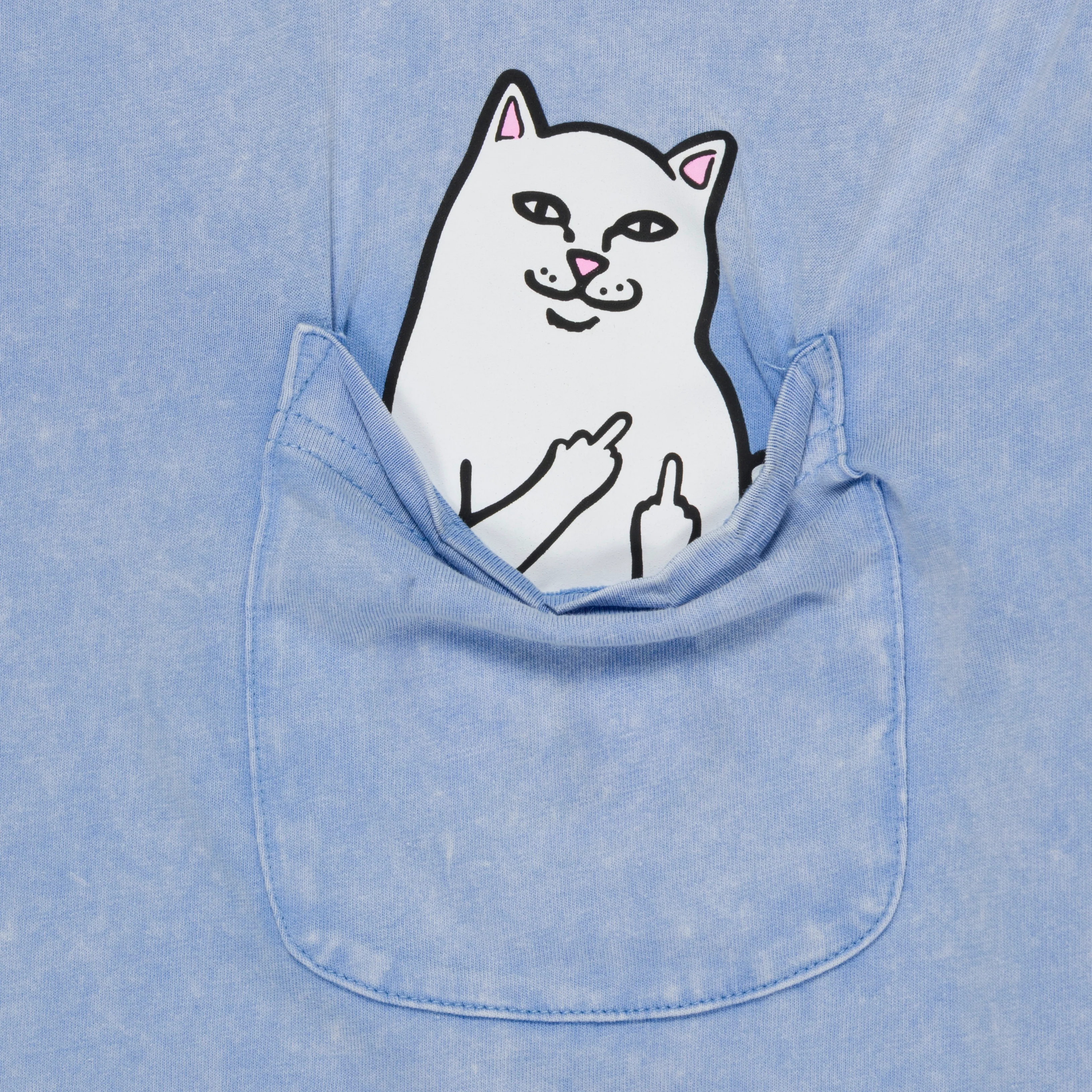 Lord Nermal Pocket Tee (Power Blue Vintage Wash) - Image 5