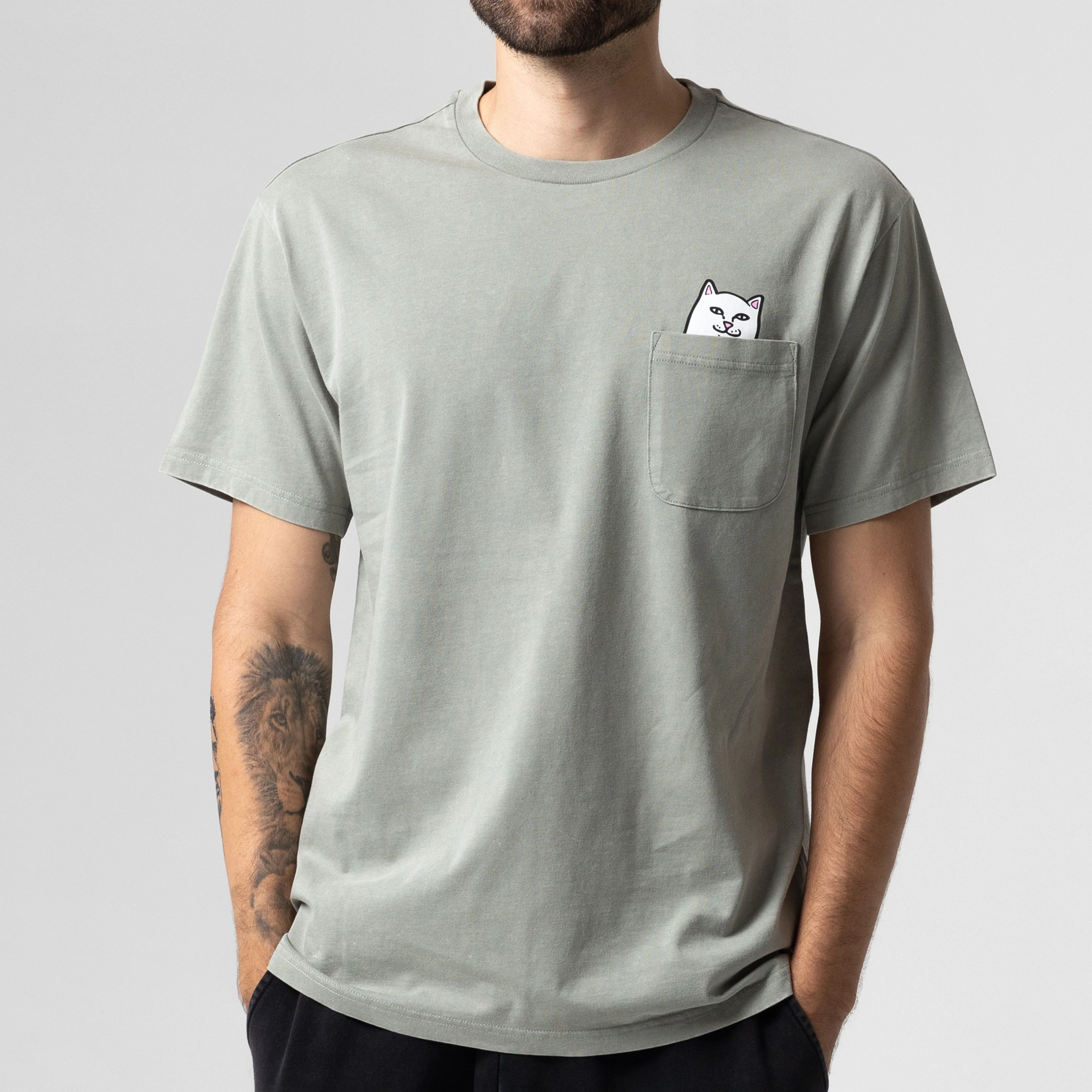 Lord Nermal Pocket Tee (Sage Vintage Wash) - Image 3