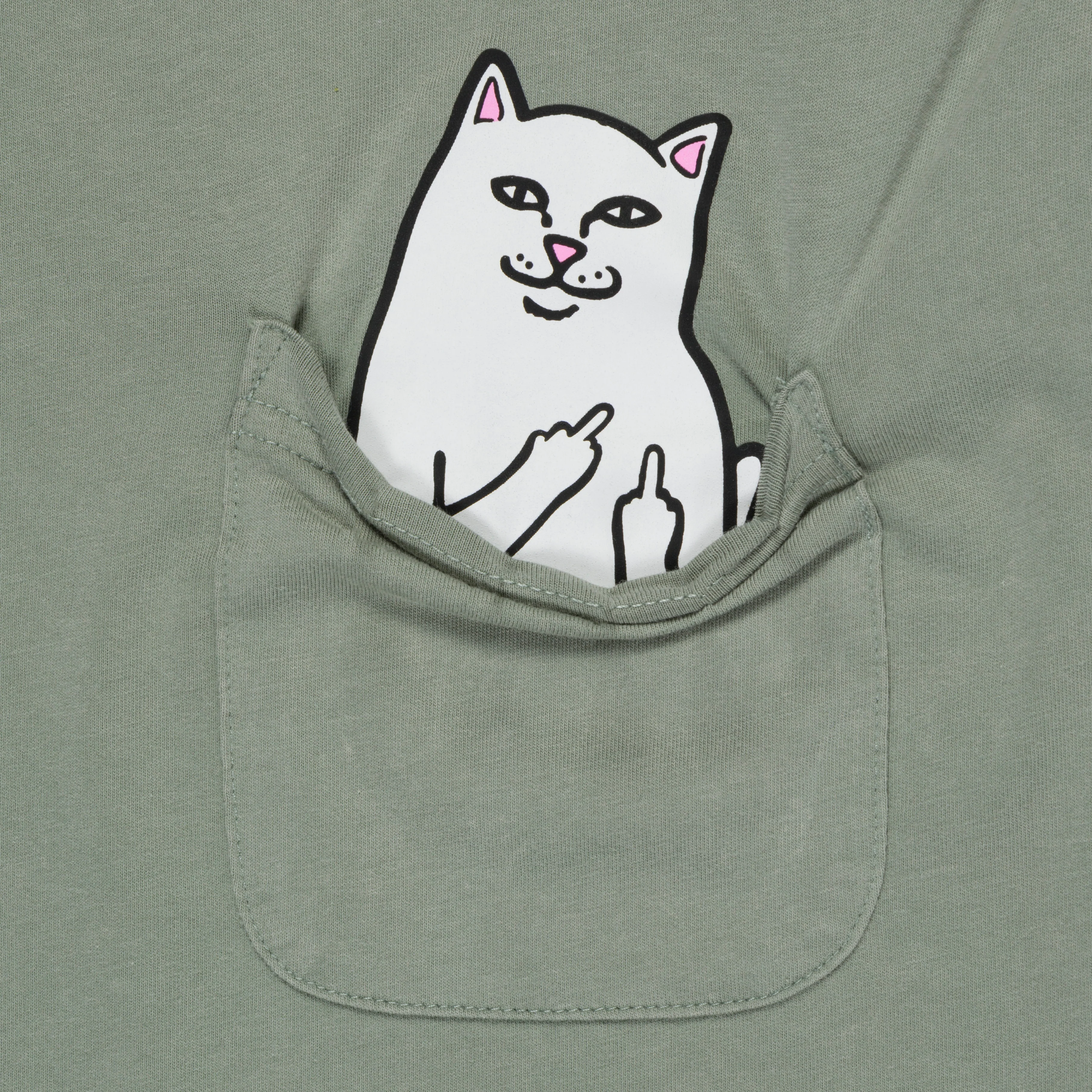 Lord Nermal Pocket Tee (Sage Vintage Wash) - Image 5