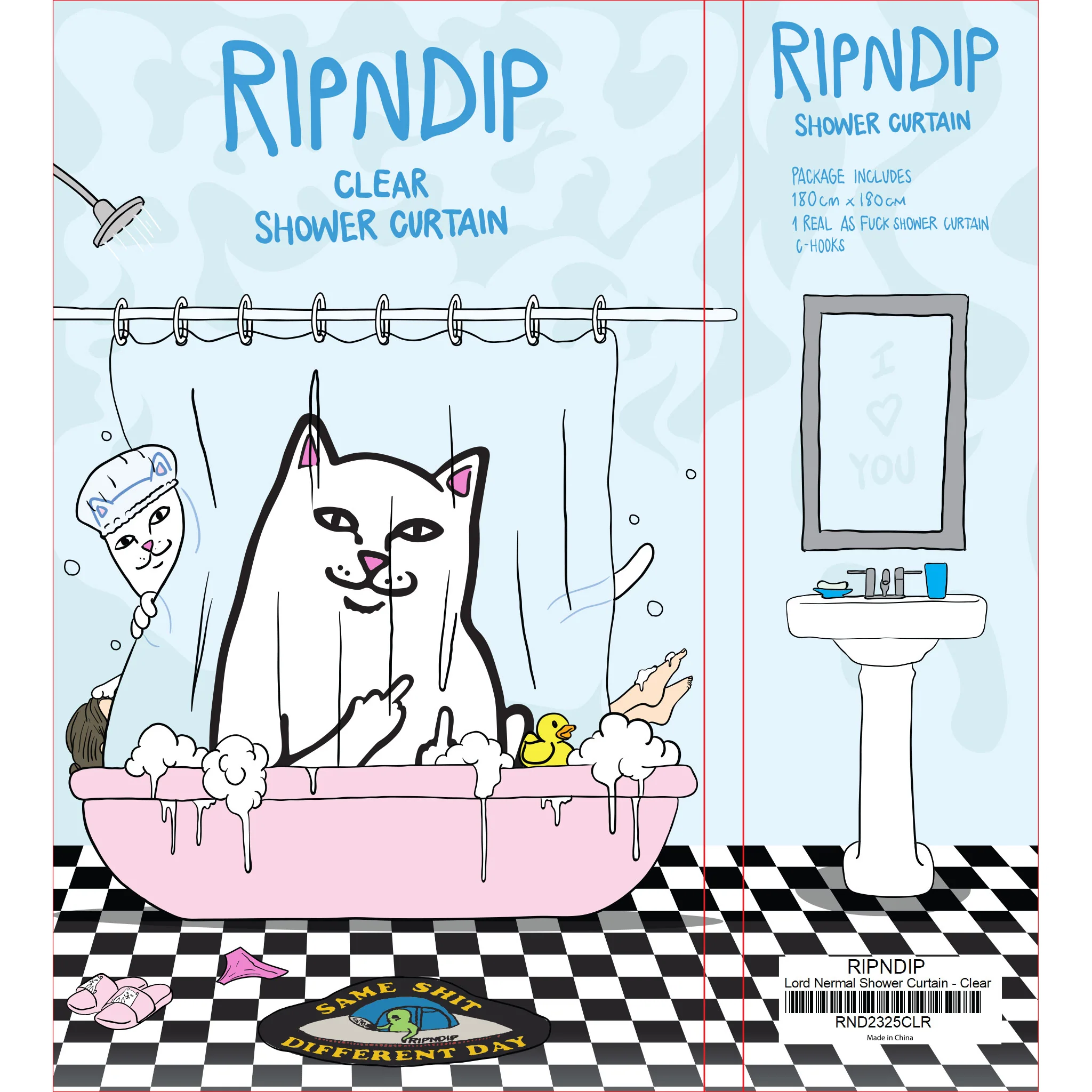 Lord Nermal Shower Curtain (Clear) - Image 2