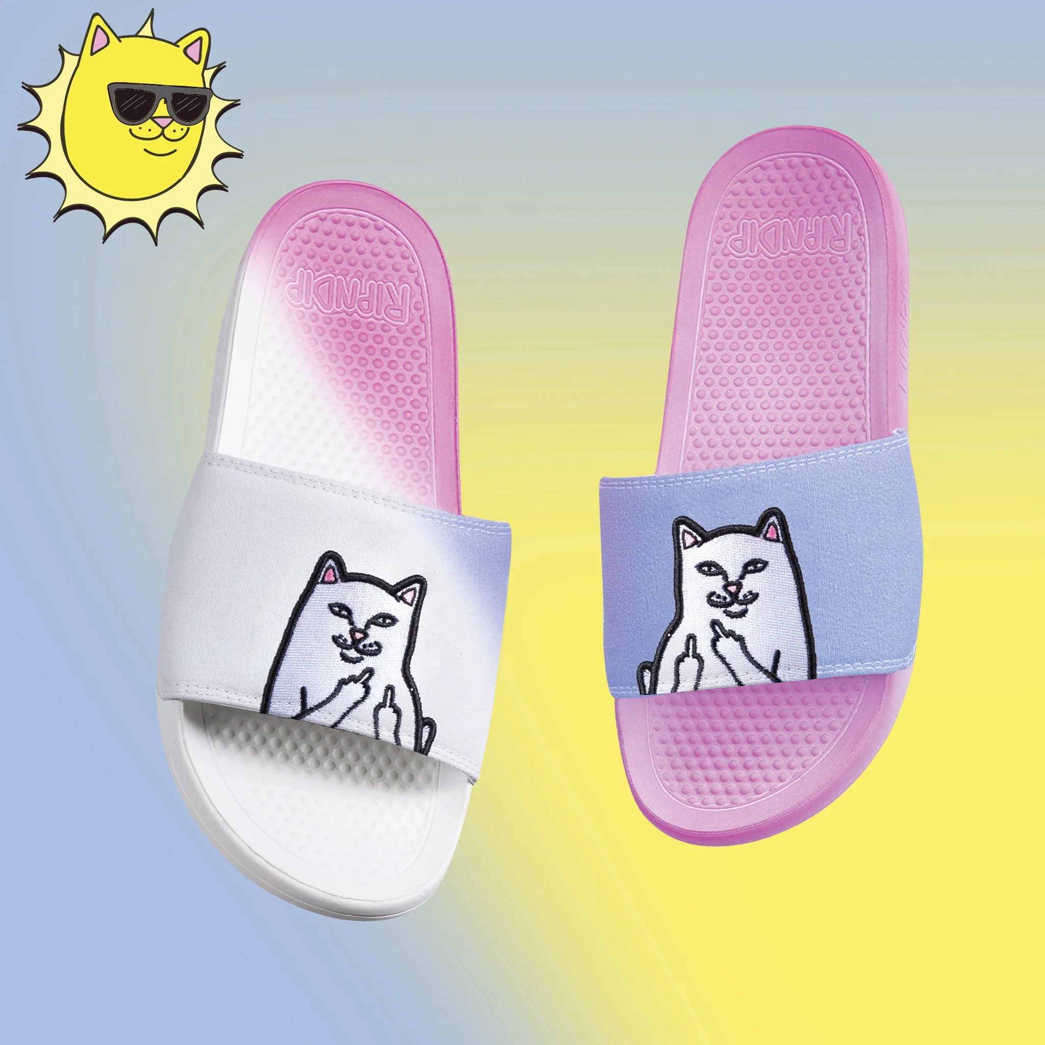Lord Nermal Slides UV Activated (Blue/Fuschia) - Image 2