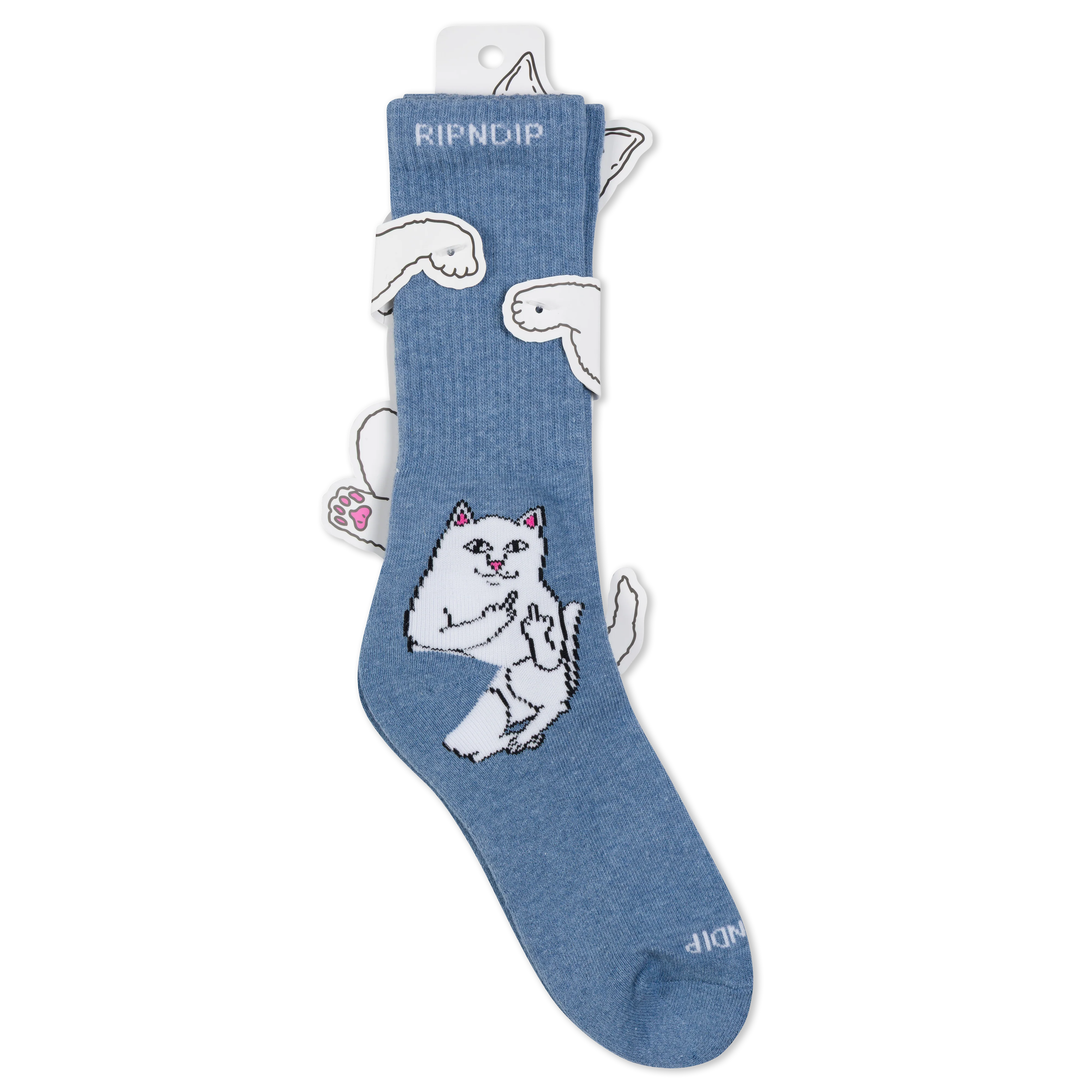 Lord Nermal Socks (Slate Heather) - Image 3