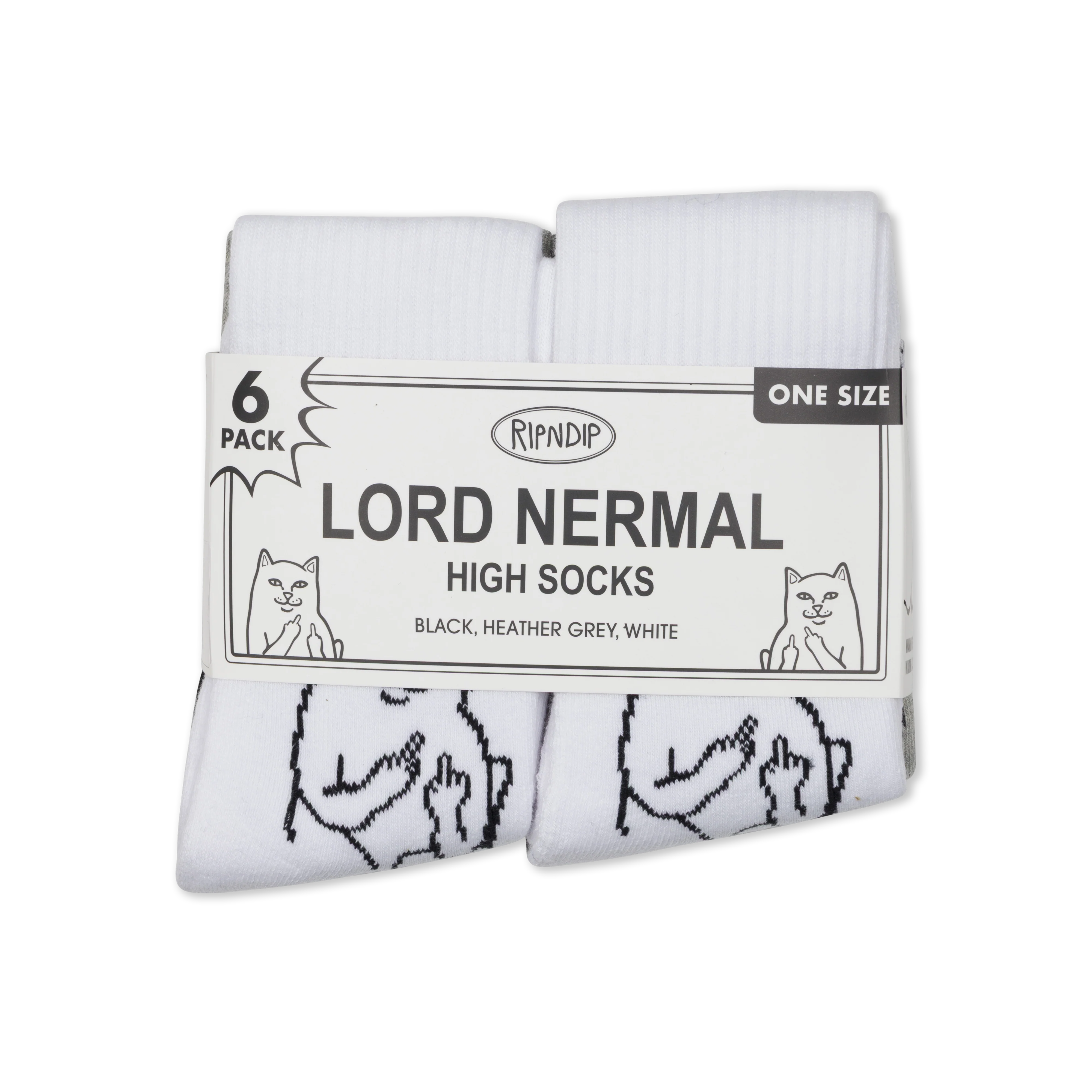 Lord Nermal Socks 6 Pack (Multi) - Image 3