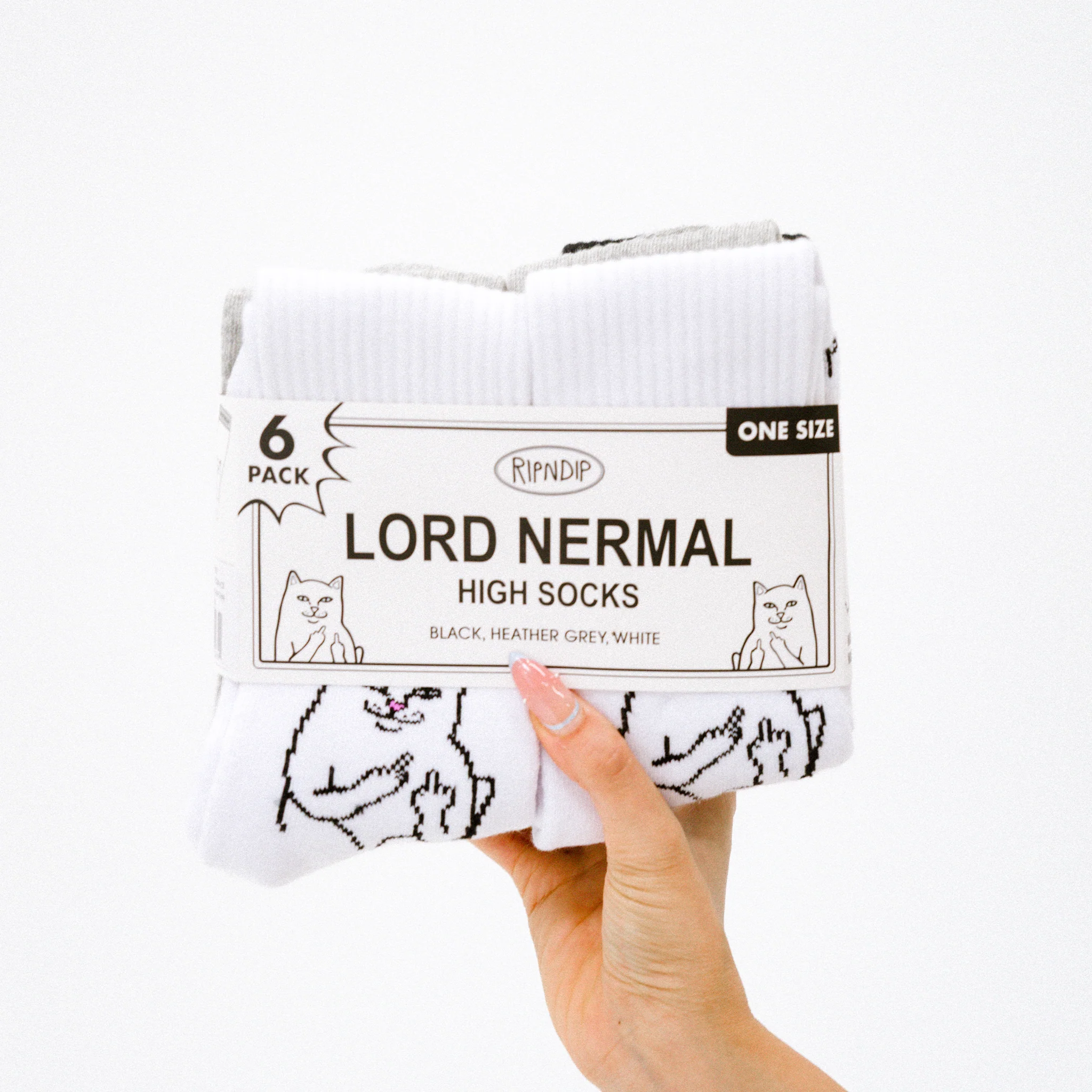 Lord Nermal Socks 6 Pack (Multi) - Image 4