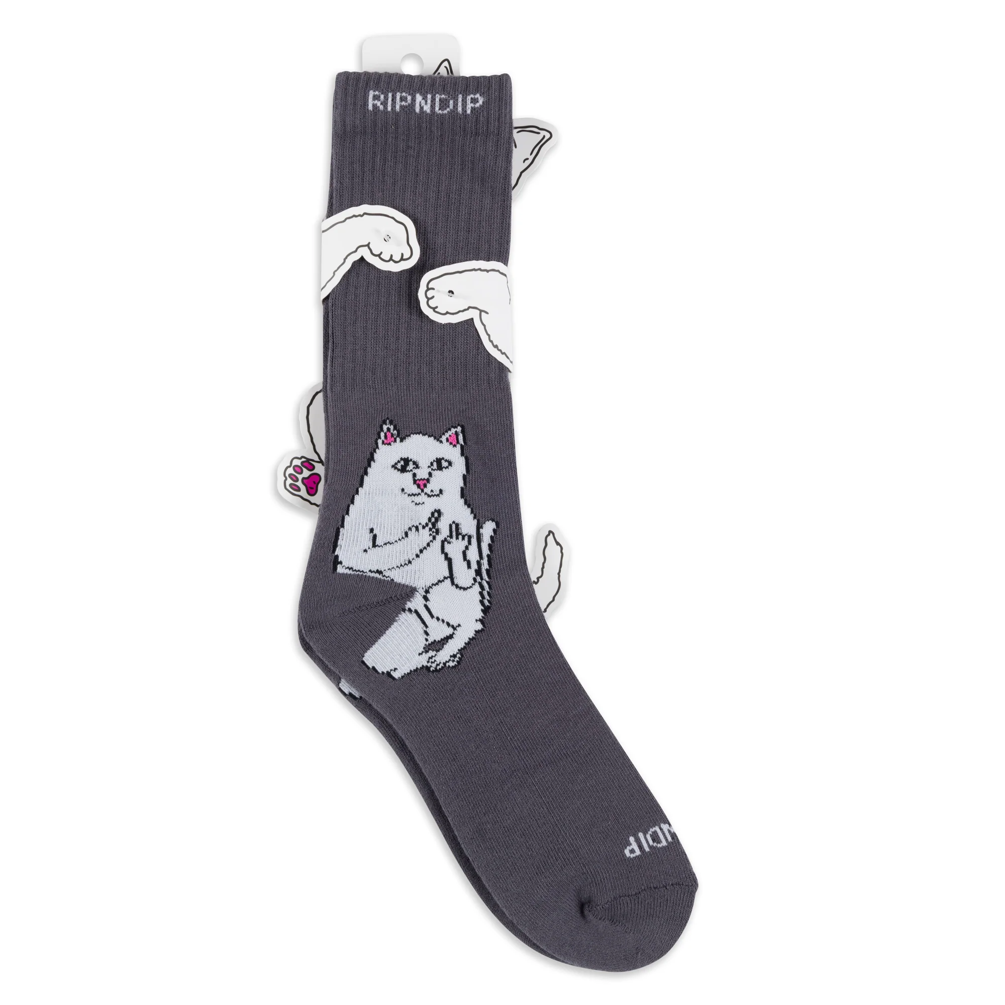 Lord Nermal Socks (Charcoal) - Image 4