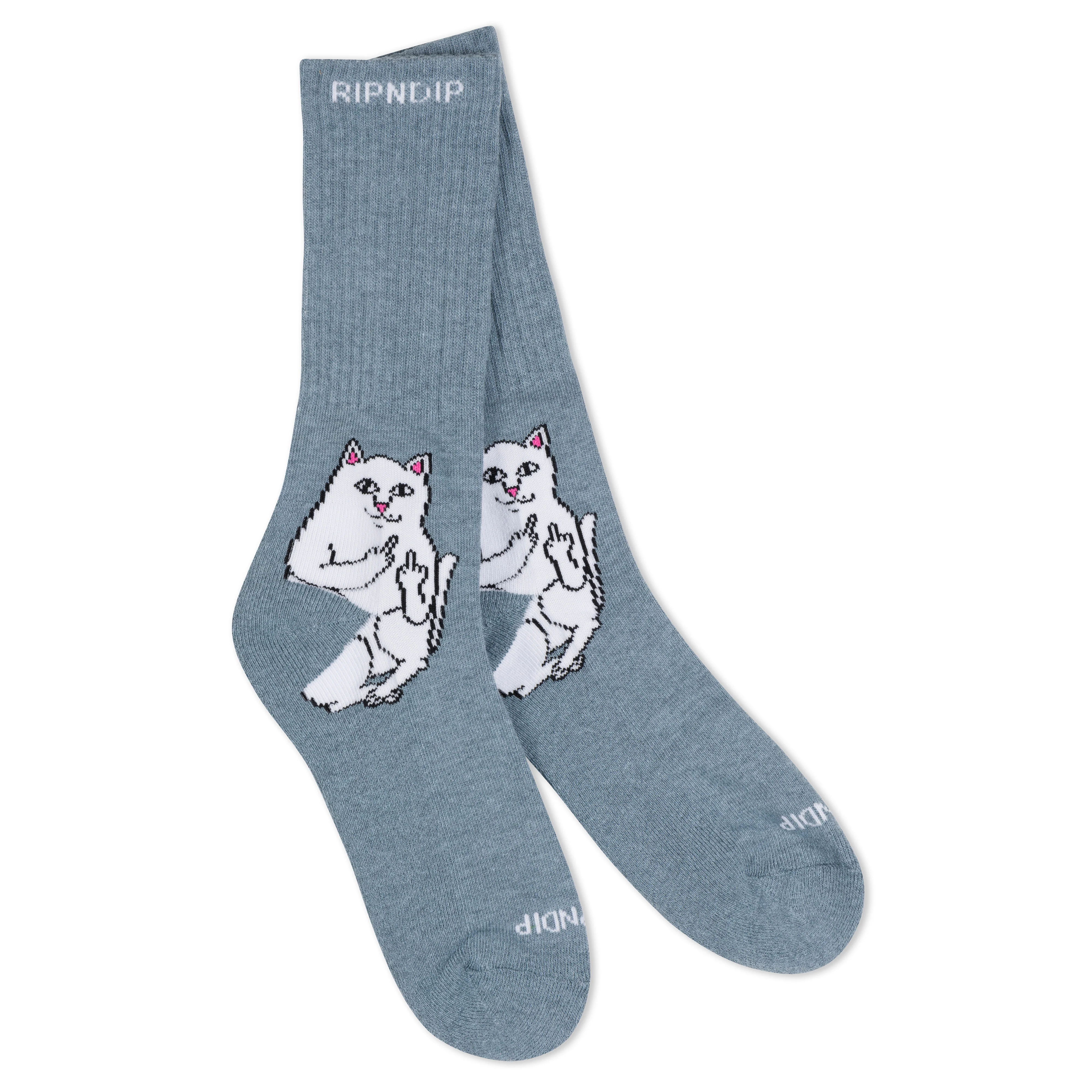 Lord Nermal Socks (Charcoal Heather) - Image 2
