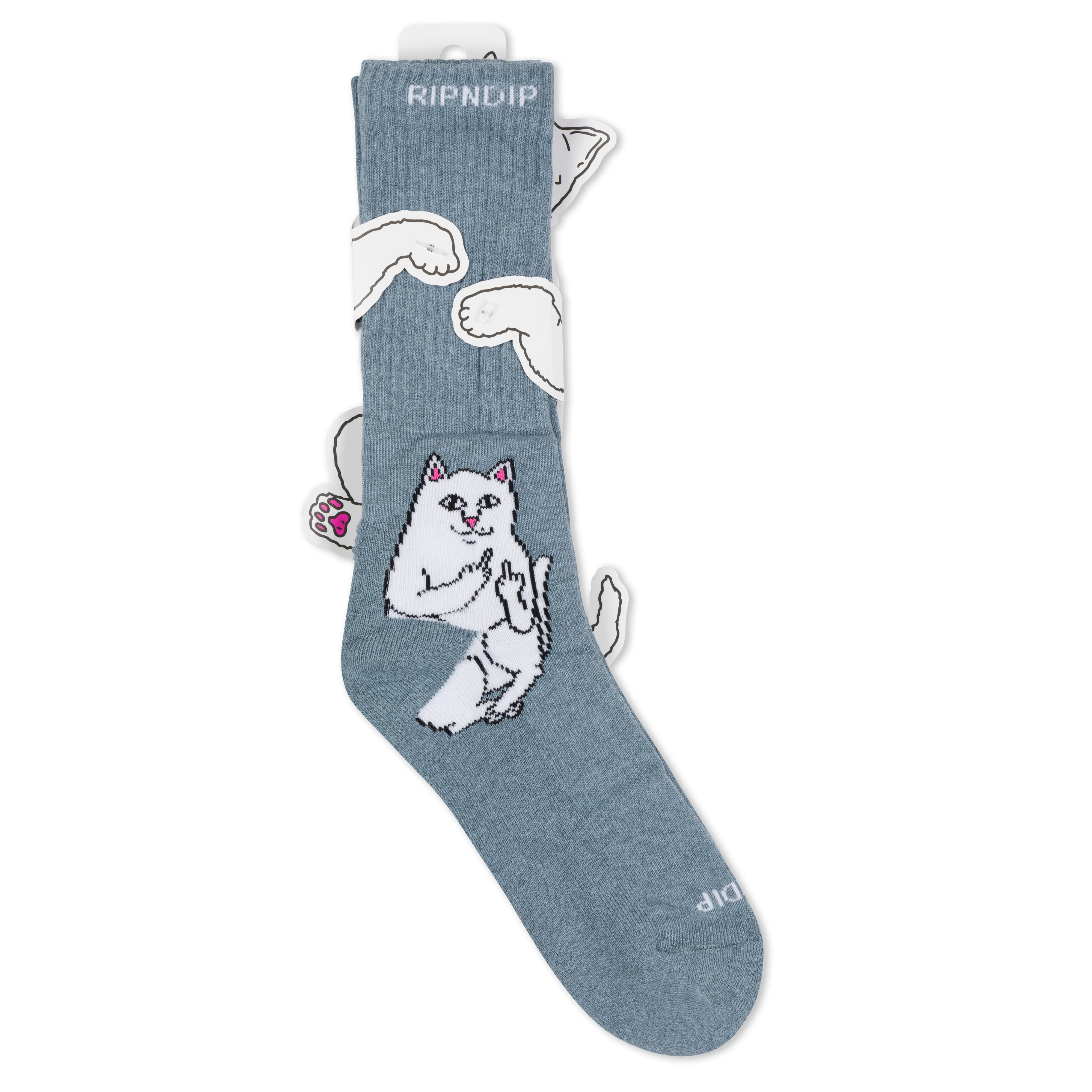 Lord Nermal Socks (Charcoal Heather) - Image 3