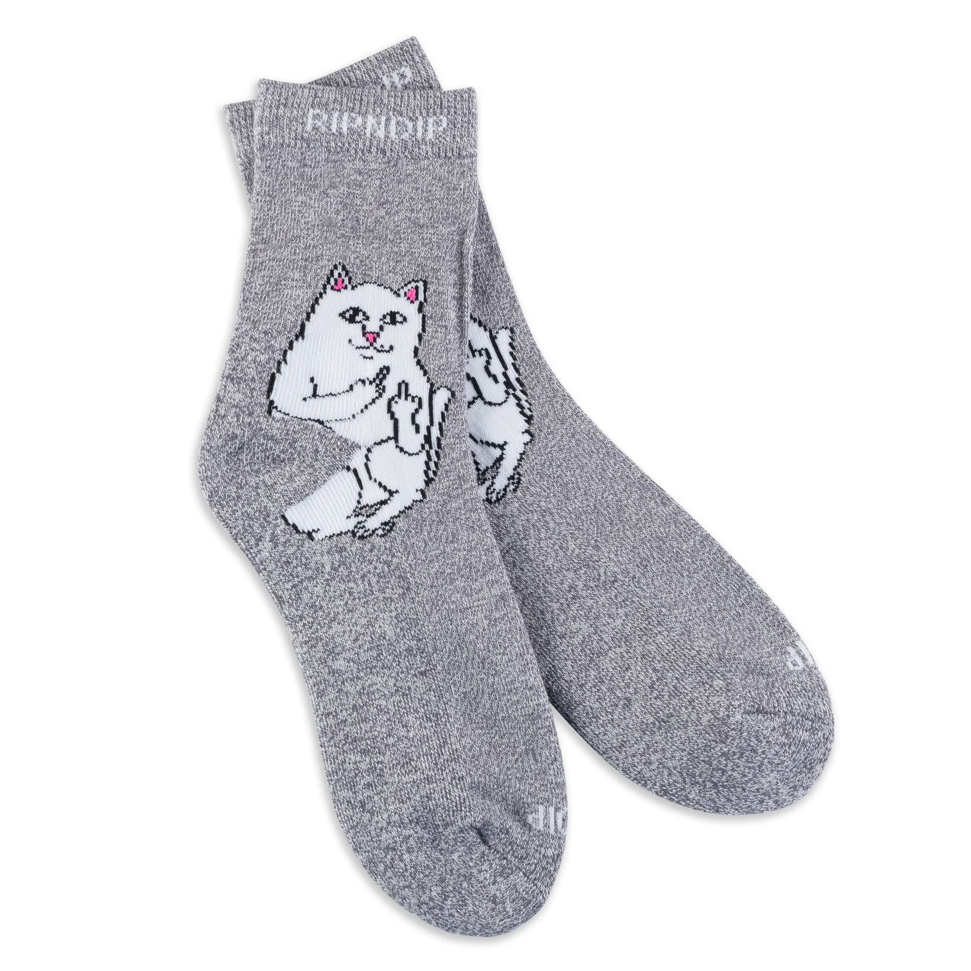 Lord Nermal Mid Socks (Charcoal Heather) - Image 2