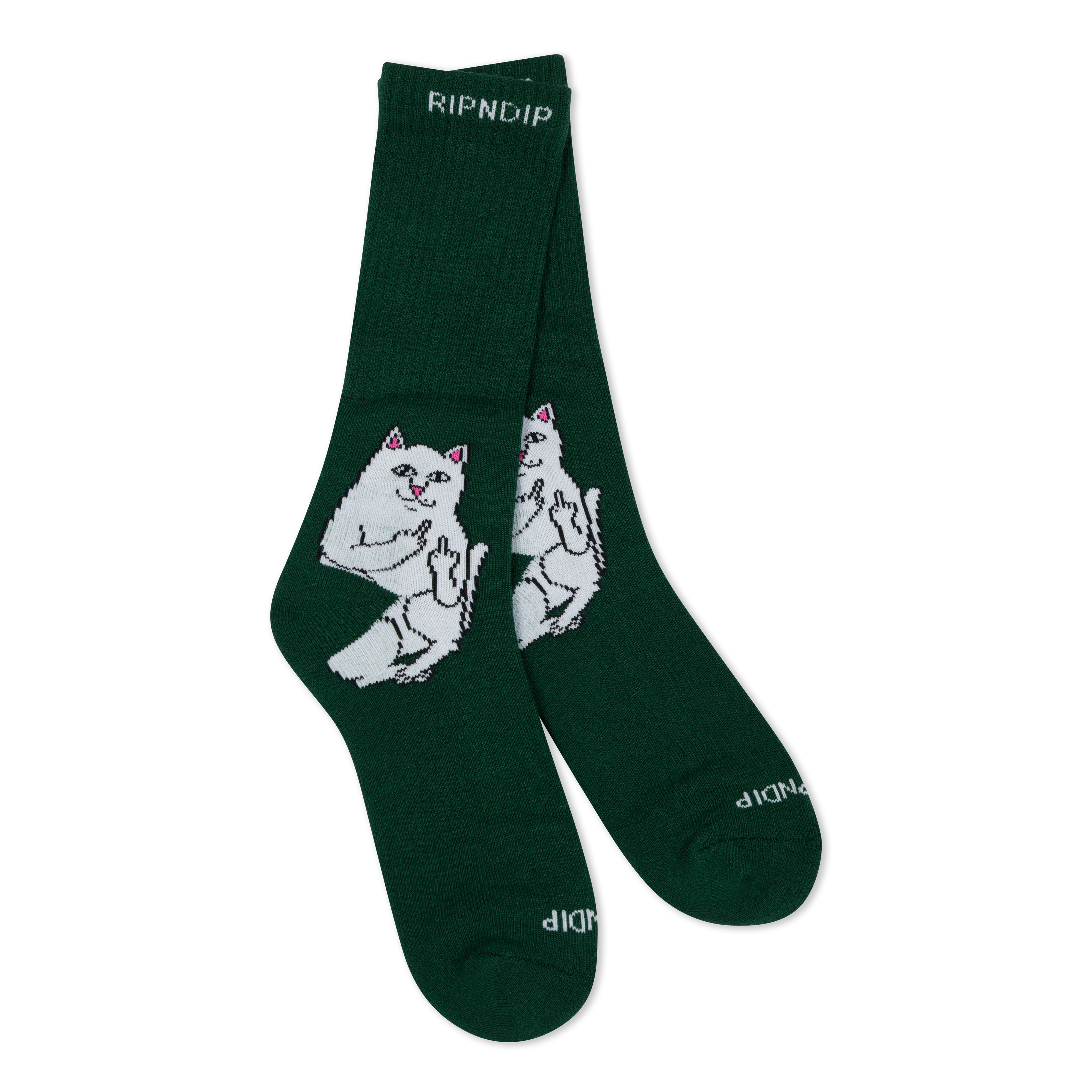 Lord Nermal Socks (Hunter Green) - Image 2