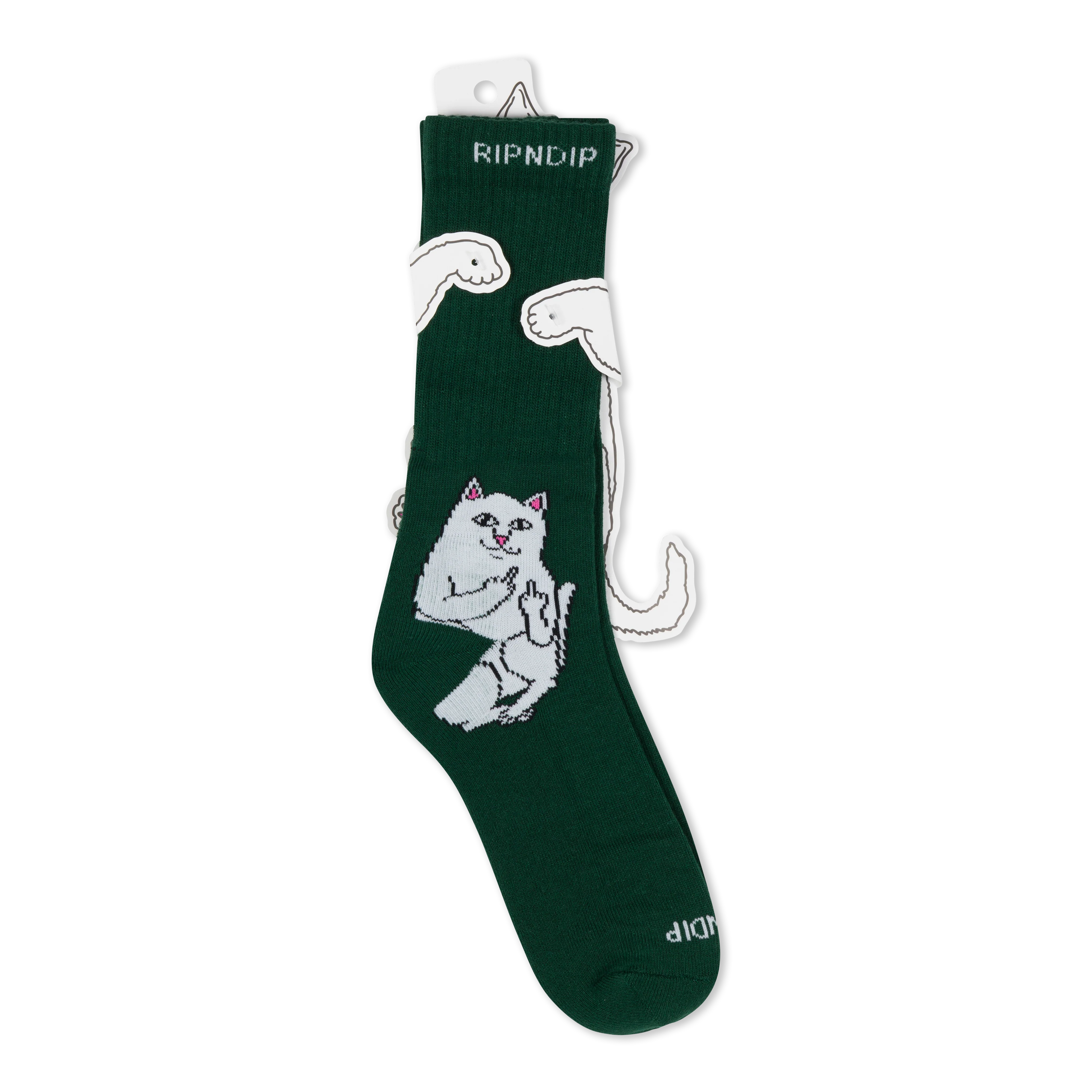 Lord Nermal Socks (Hunter Green) - Image 3