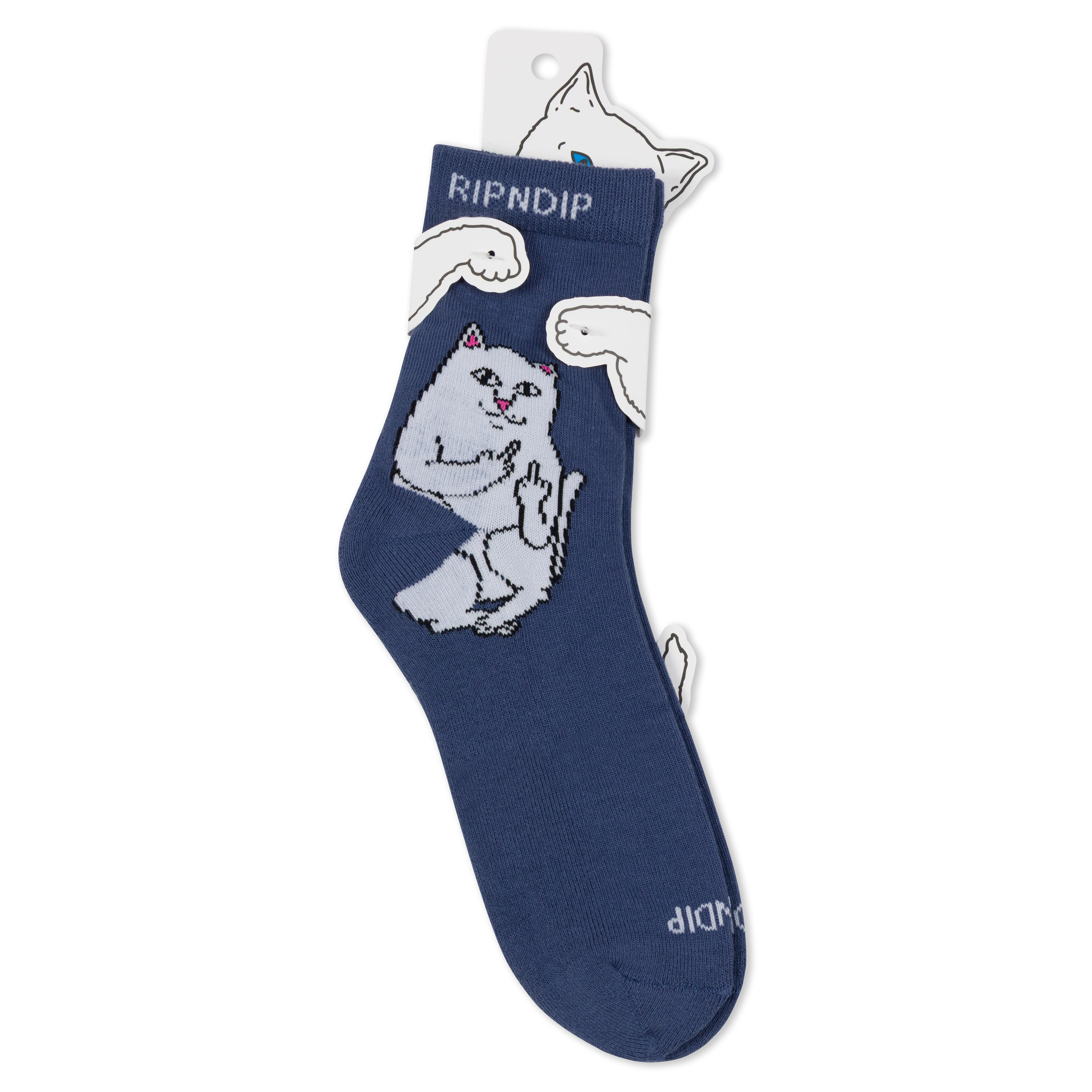 Lord Nermal Mid Socks (Navy) - Image 3