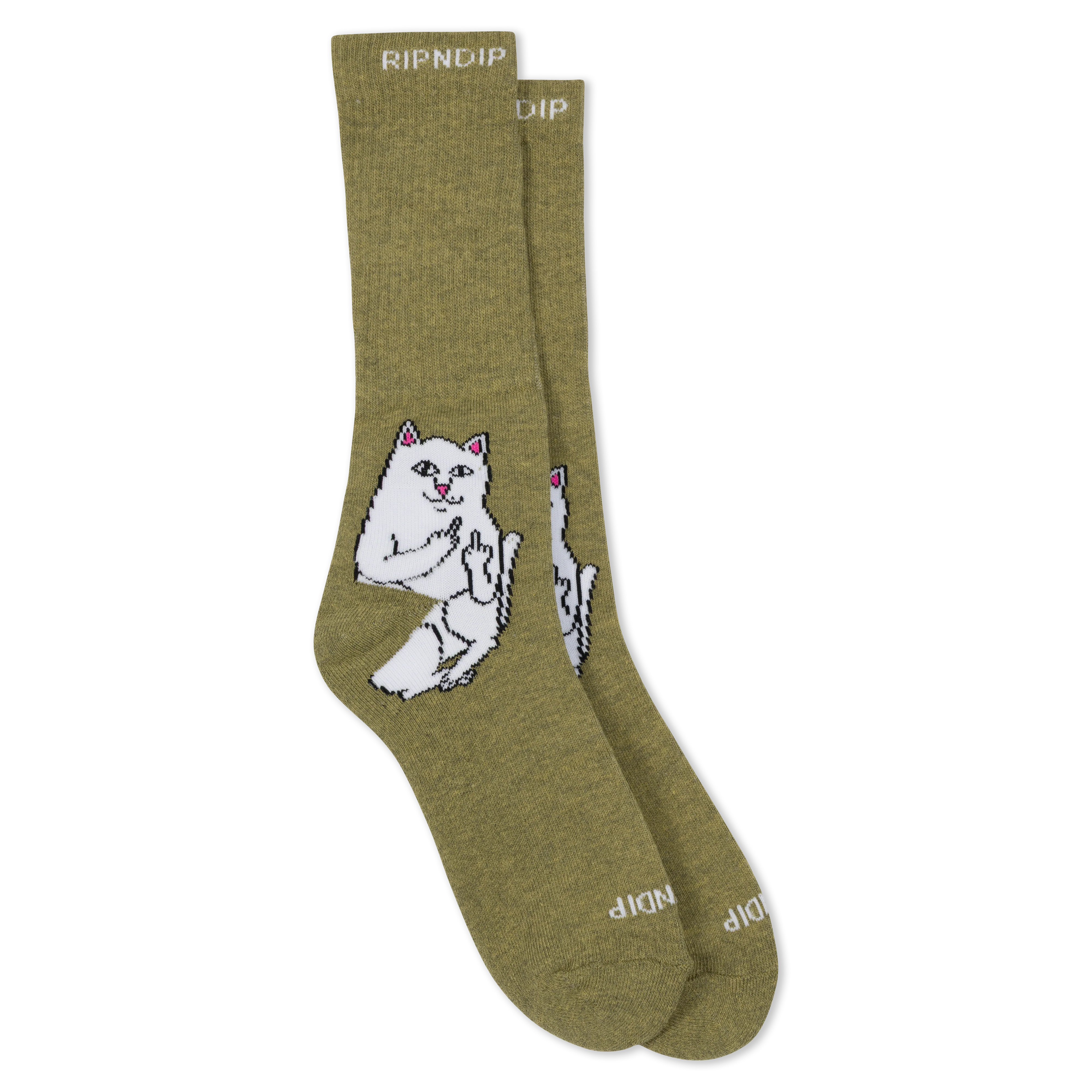 Lord Nermal Socks (Olive)