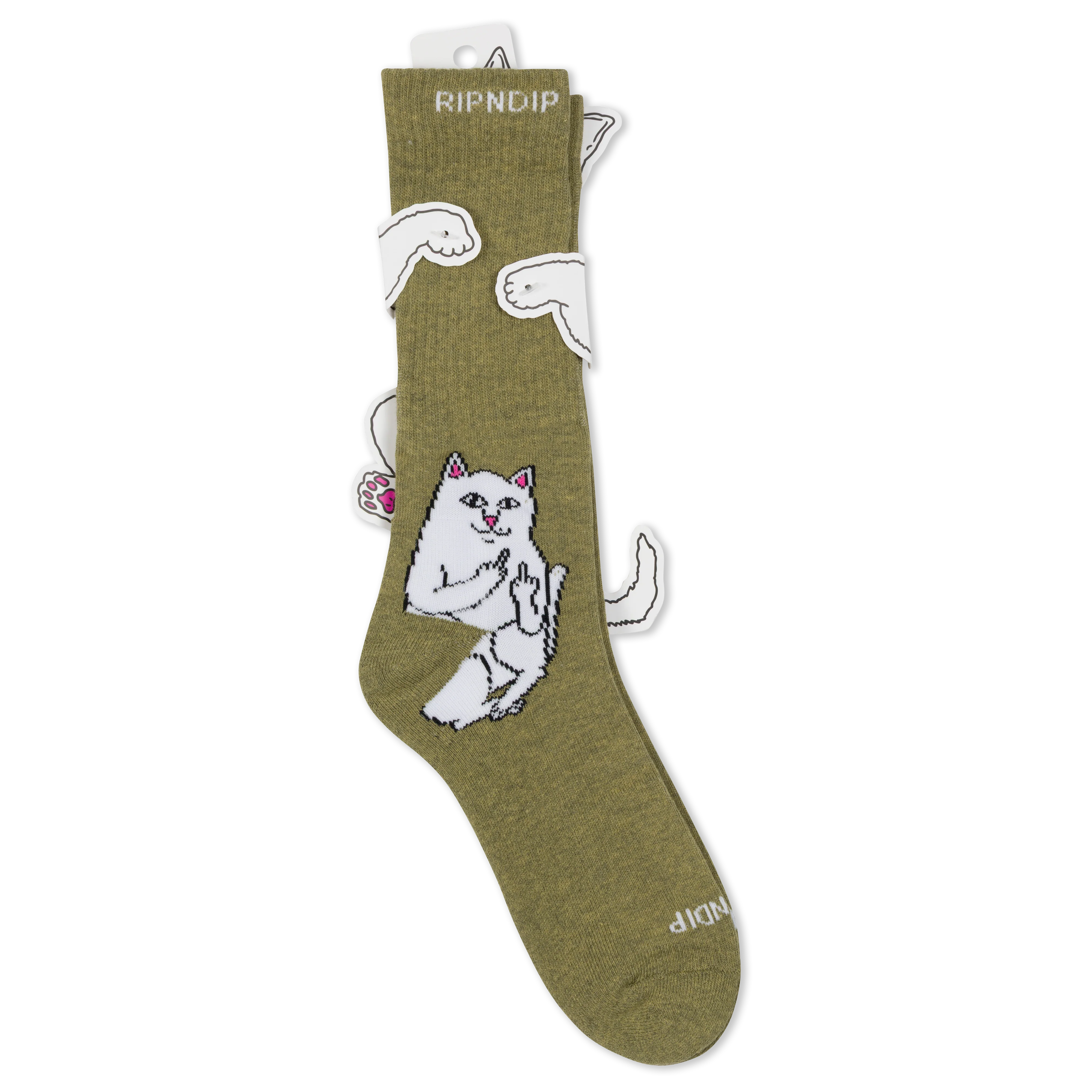 Lord Nermal Socks (Olive) - Image 3