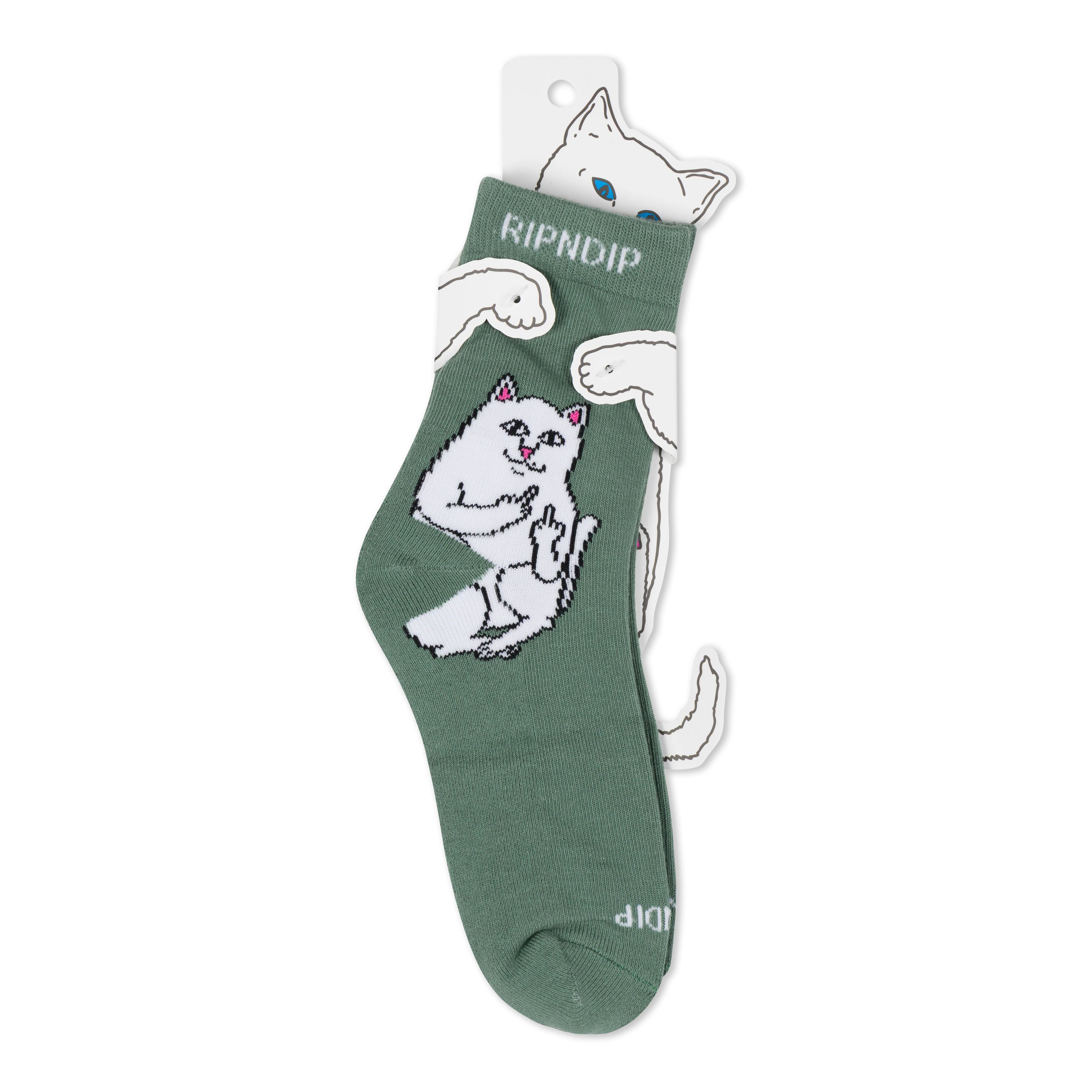 Lord Nermal Mid Socks (Pine Green) - Image 3