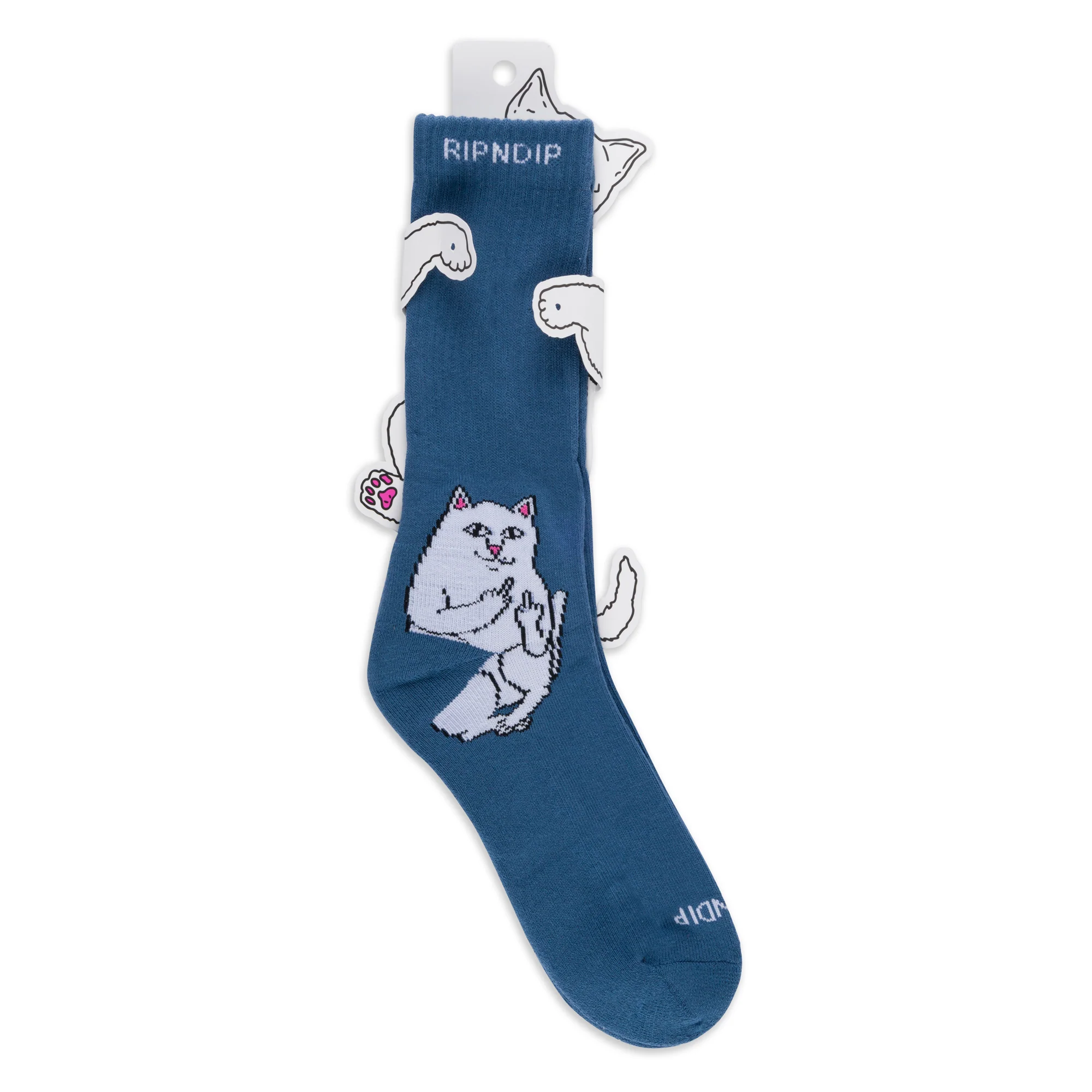 Lord Nermal Socks (Slate Heather) - Image 3