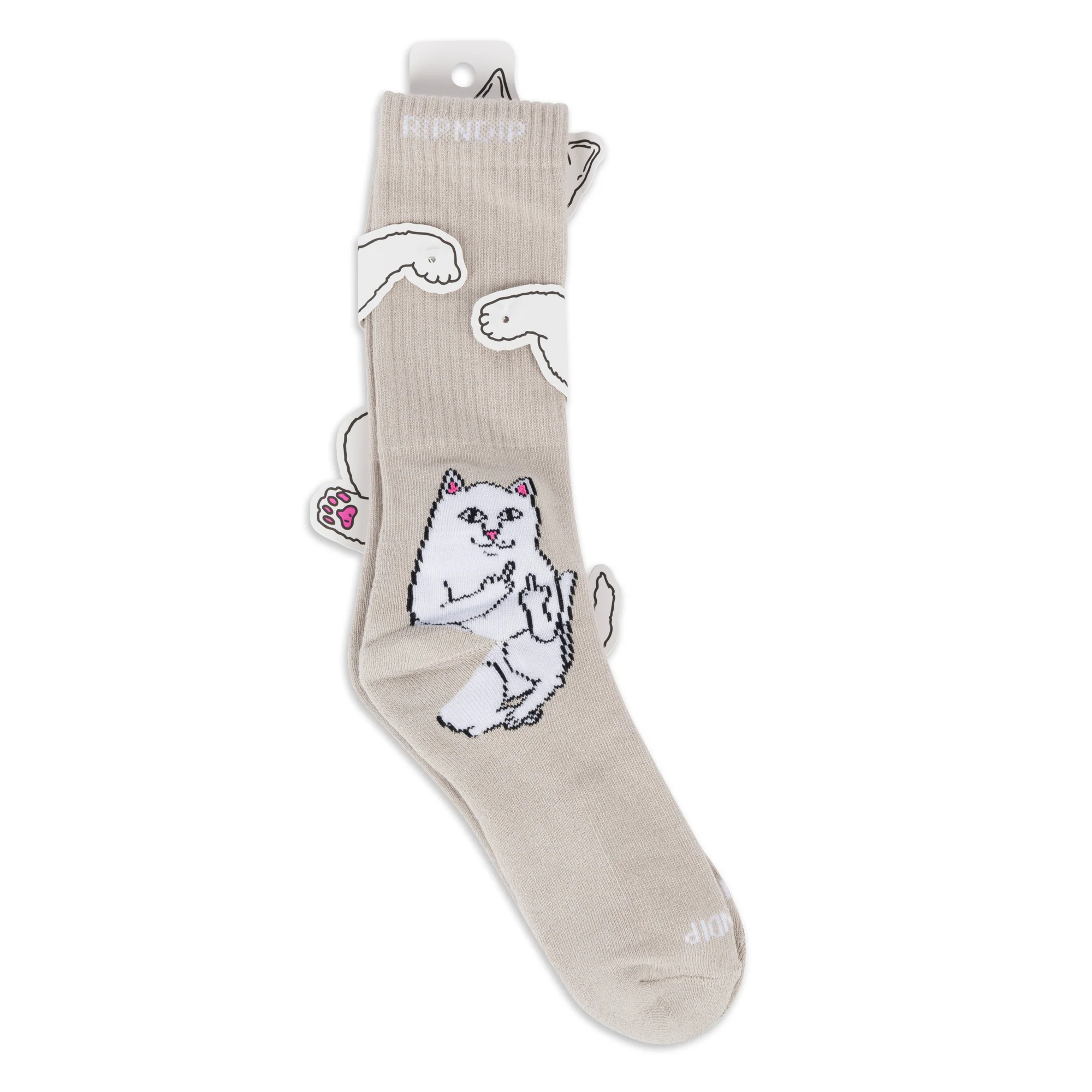 Lord Nermal Socks (Warm Gray) - Image 3