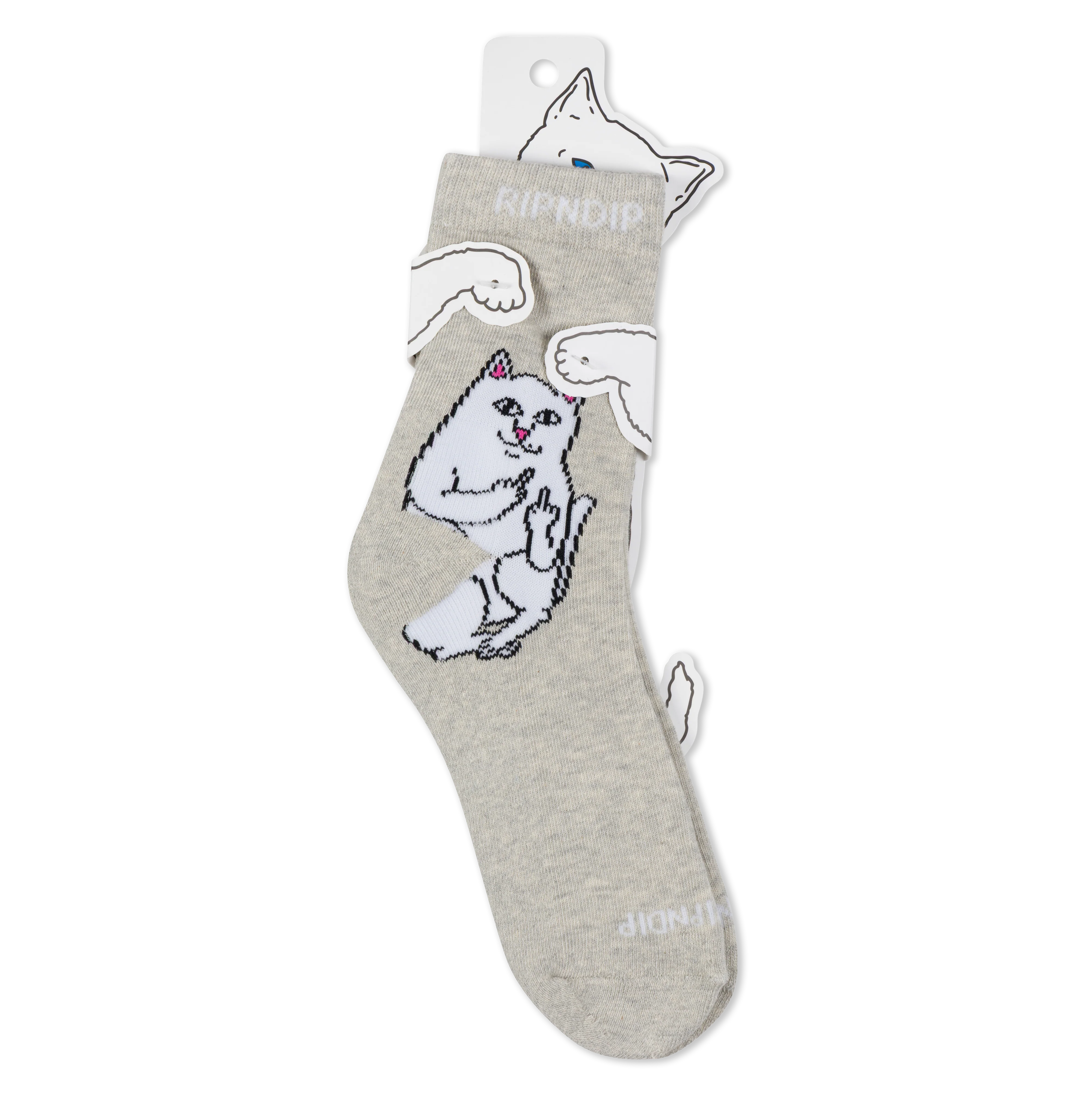 Lord Nermal Mid Socks (Ash Heather) - Image 3