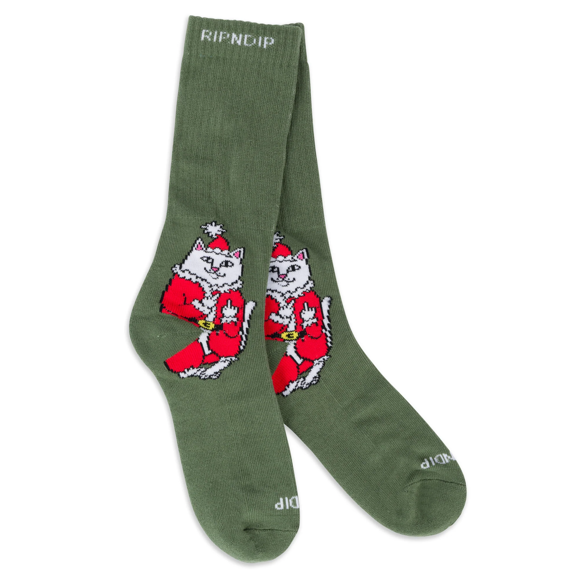 Lord Santa Socks (Olive) - Image 2