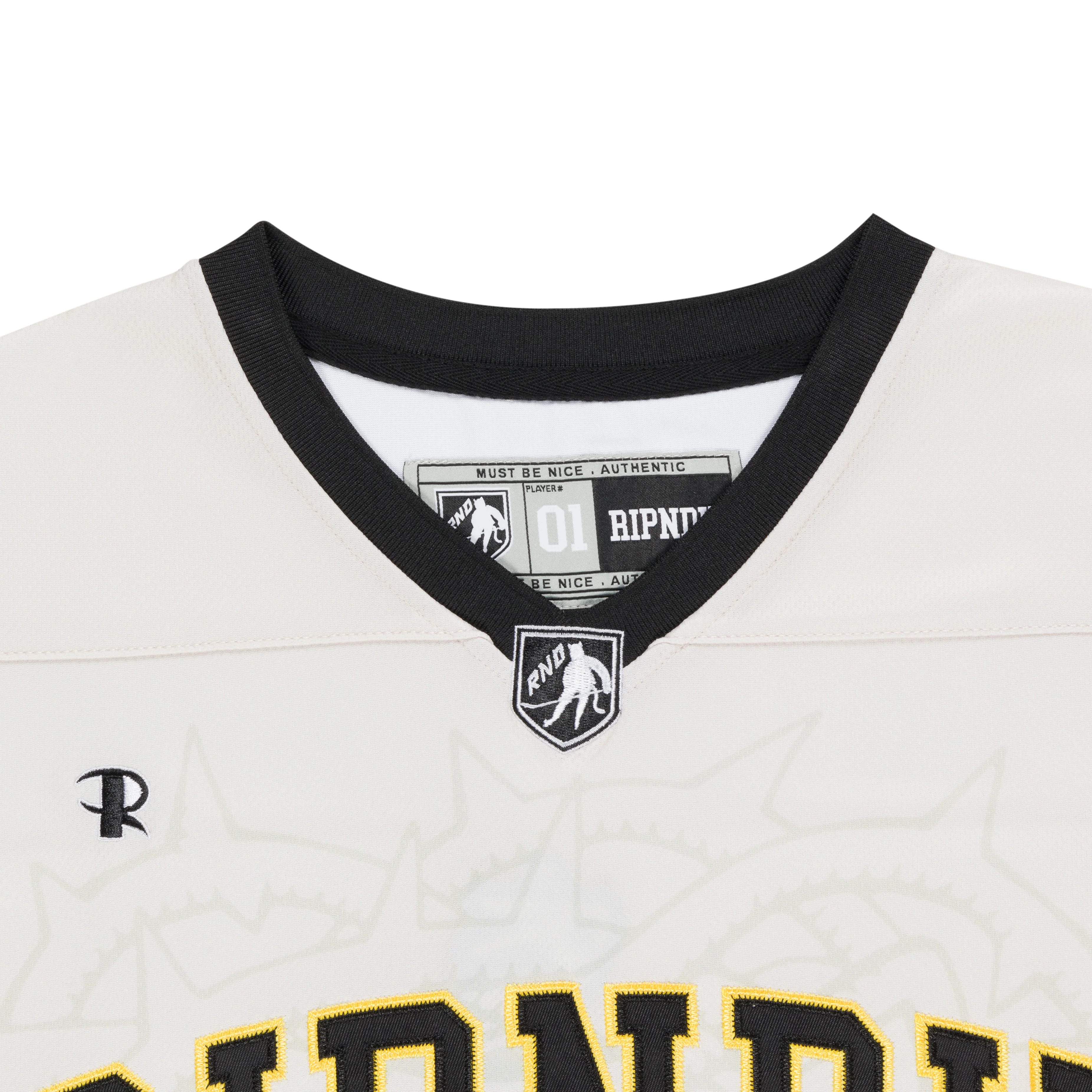 Lord Savior Hockey Jersey (Off White) - Image 6